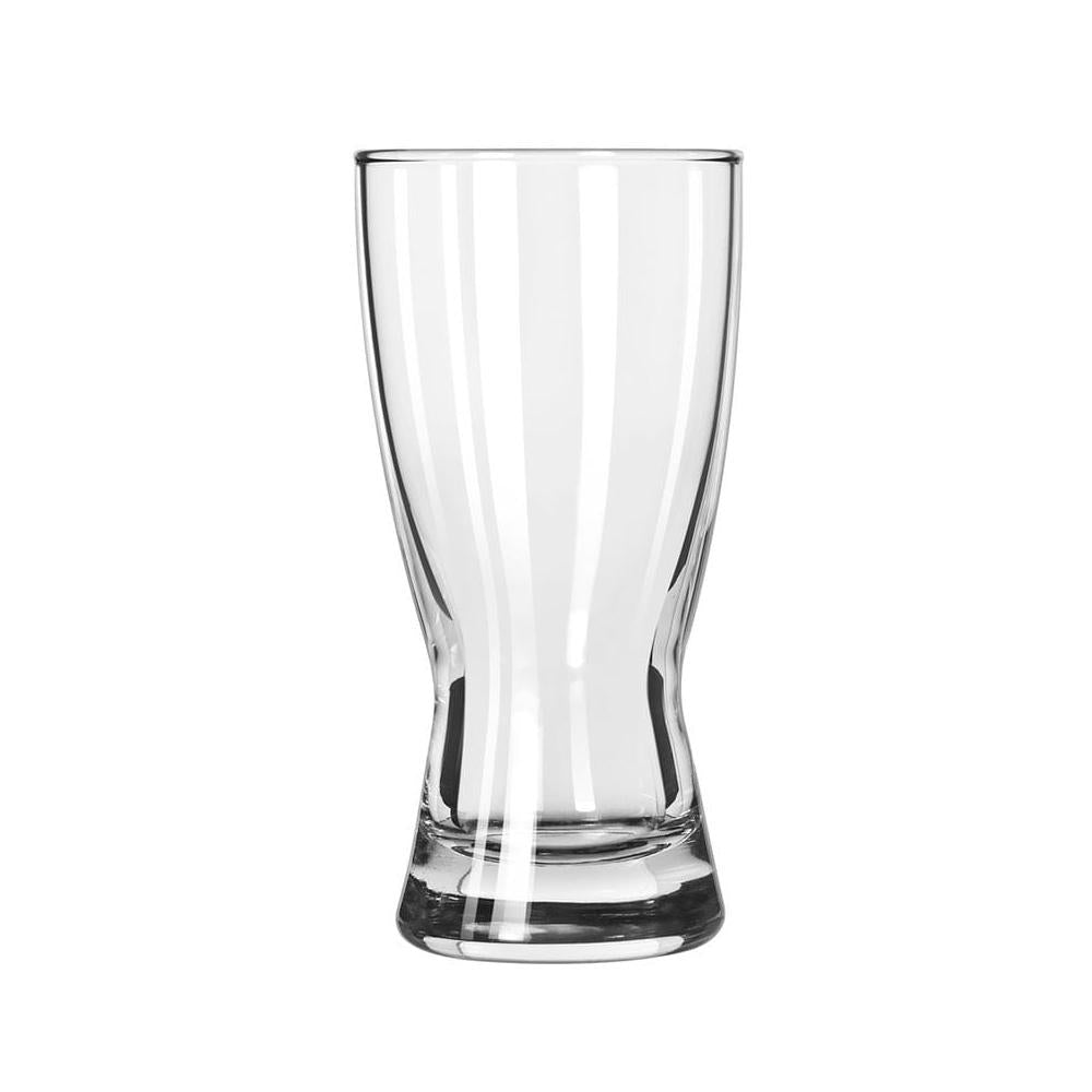 Premium Libbey 10 Oz Heat-Treated Hourglass Pilsner Beer Glasses - Set of 24 - Durable Bar & Restaurant Glassware for Craft Beer, Lager, and Cocktails - Perfect for Home Bars, Parties, and Commercial Use