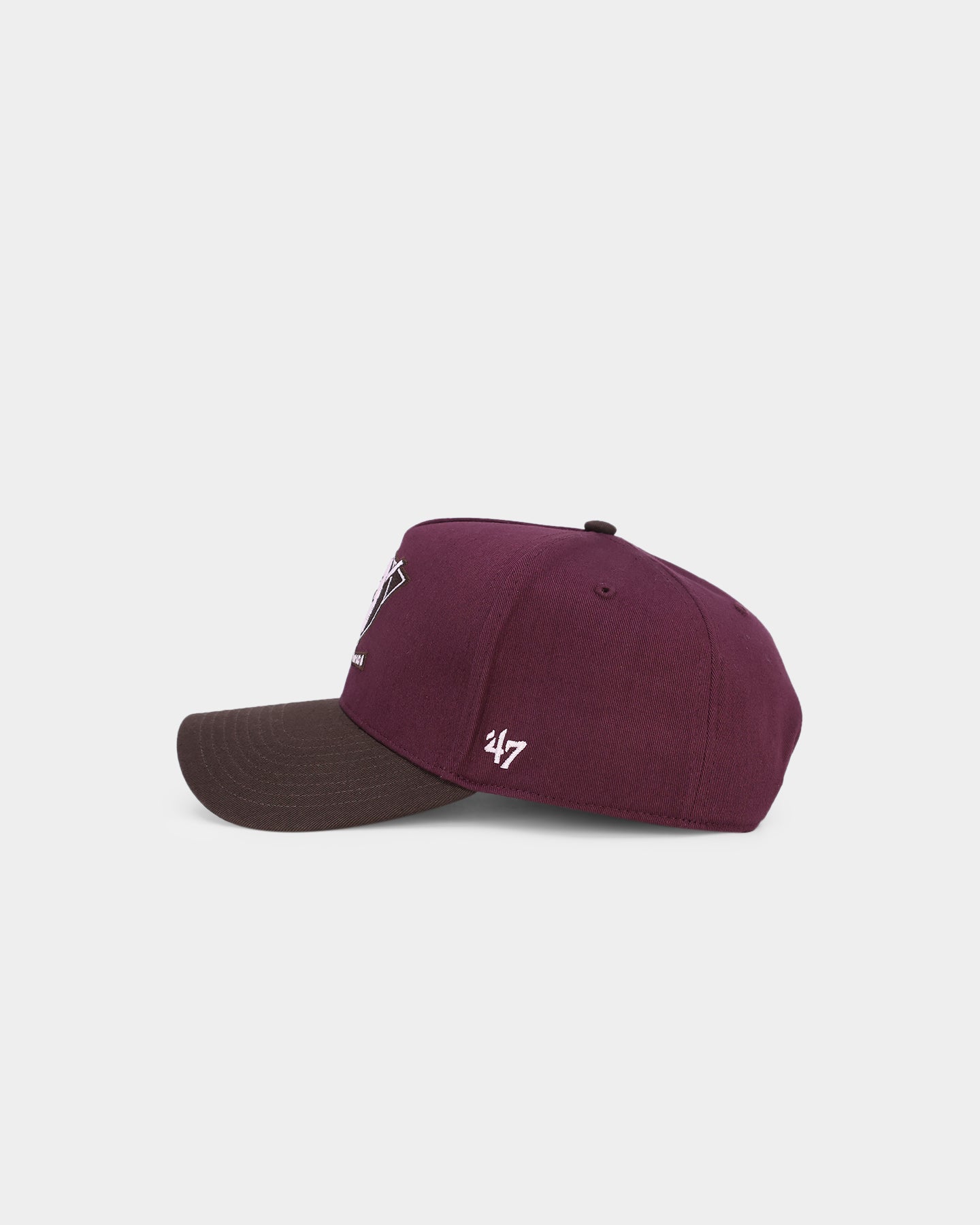 47 Brand Anaheim Ducks 'Bacon Me Crazy' MVP DT Snapback Hat - Dark Maroon/Brown Adjustable Baseball Cap for Hockey Fans & Sports Enthusiasts - Perfect for Game Day, Tailgating & Casual Wear
