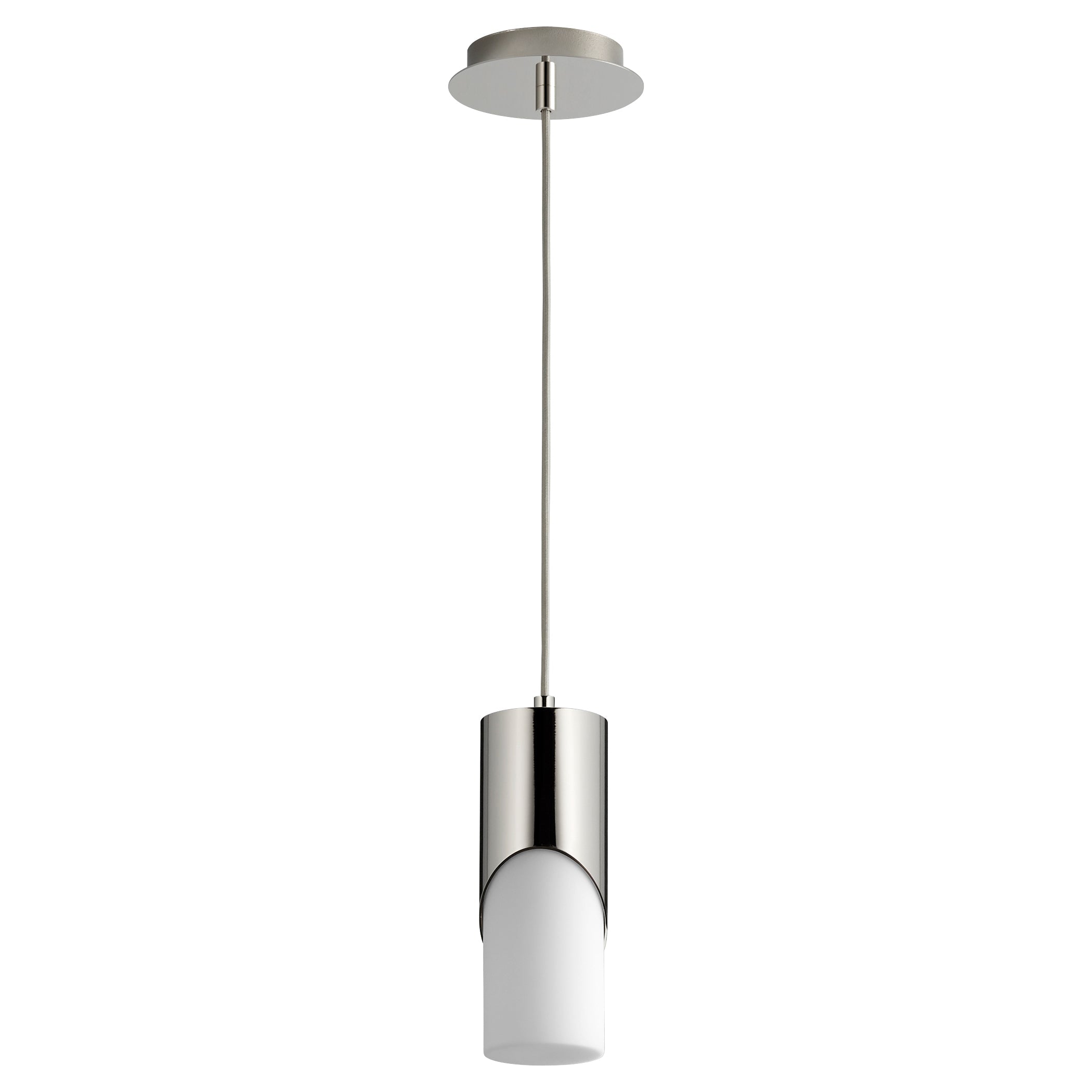 Oxygen Ellipse 3 677 120 Modern Pendant Light Fixture in Polished Nickel Finish - Perfect for Dining Room, Kitchen Island & Contemporary Home Decor