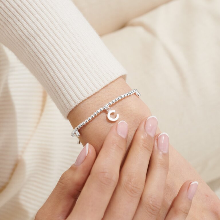 Joma Jewellery Alphabet 'C' Bracelet - Elegant Letter C Charm Bracelet for Women, Perfect Gift for Birthday, Anniversary & Everyday Wear