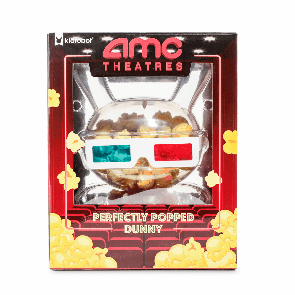 AMC Theatres x Perfectly Popped Dunny Collectible Popcorn Bucket - Limited Edition Movie Theater Merchandise for Popcorn Lovers & Funko Collectors | Perfect for Movie Nights, Collectibles Display & Gift Giving