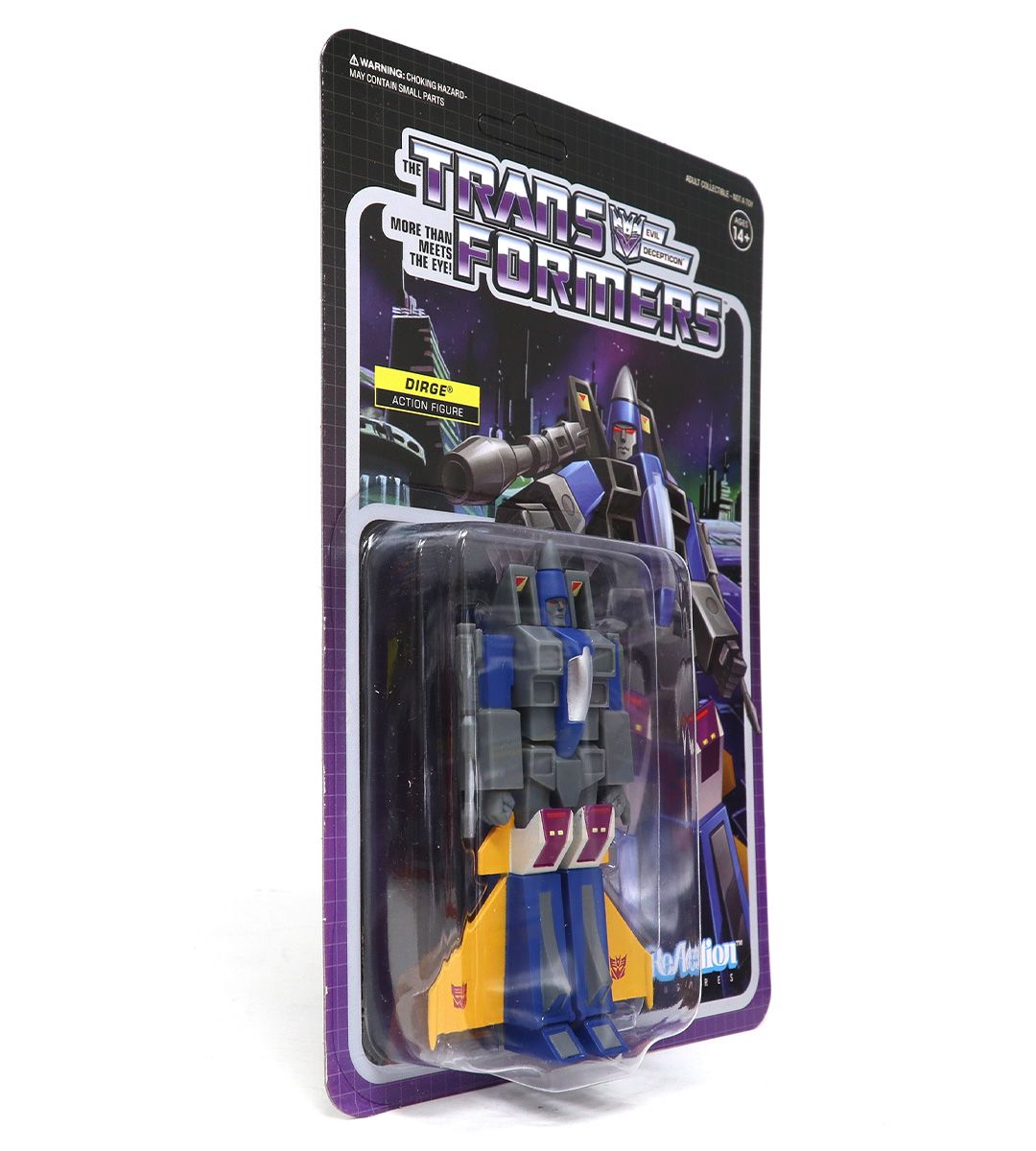 Dirge Transformers Wave 3 ReAction Figure - Collectible Action Figure for Transformers Fans & Toy Collectors - Perfect for Display, Gifts, and Nostalgic Play