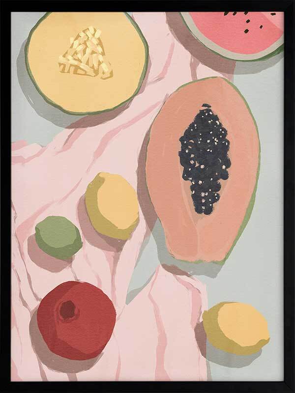 Sweet Fiesta Framed Art Print - Vibrant Mexican Party Decor for Home, Office & Gifts