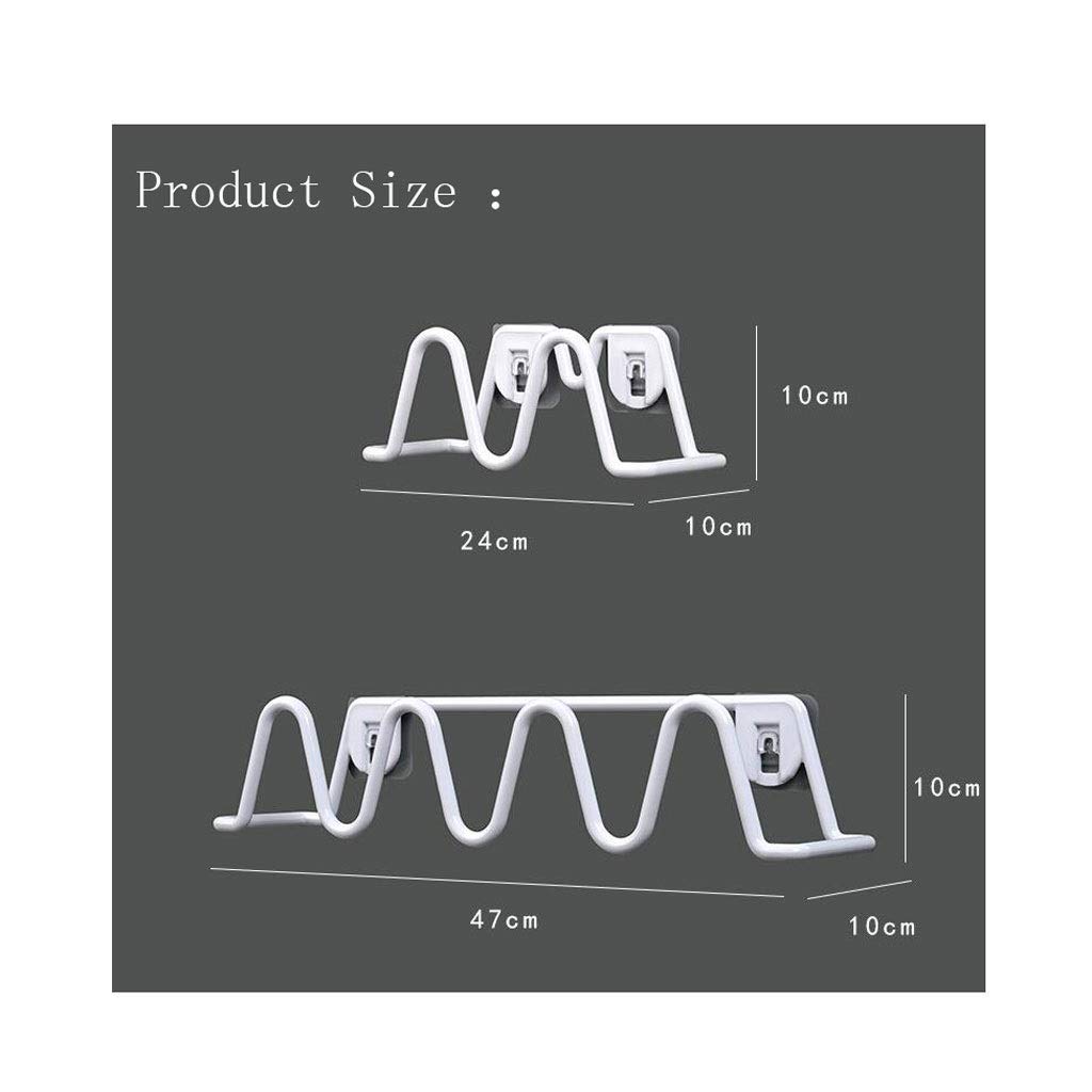 Waterproof Self-Adhesive Shower Shelf Organizer - No Drill Wall Mount Bathroom Storage for Shampoo, Soap & Towels - Perfect for Small Spaces & Rental Homes (White, 12.5