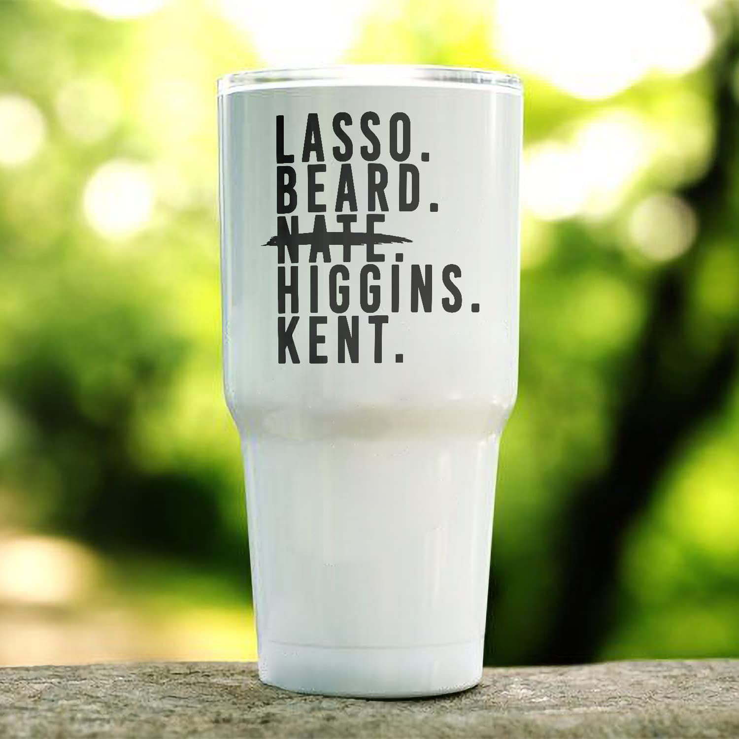 30oz Stainless Steel Travel Tumbler - White Insulated Coffee Cup with Humorous Roy Kent Design - Perfect Gift for Office, Gym & Outdoor Adventures