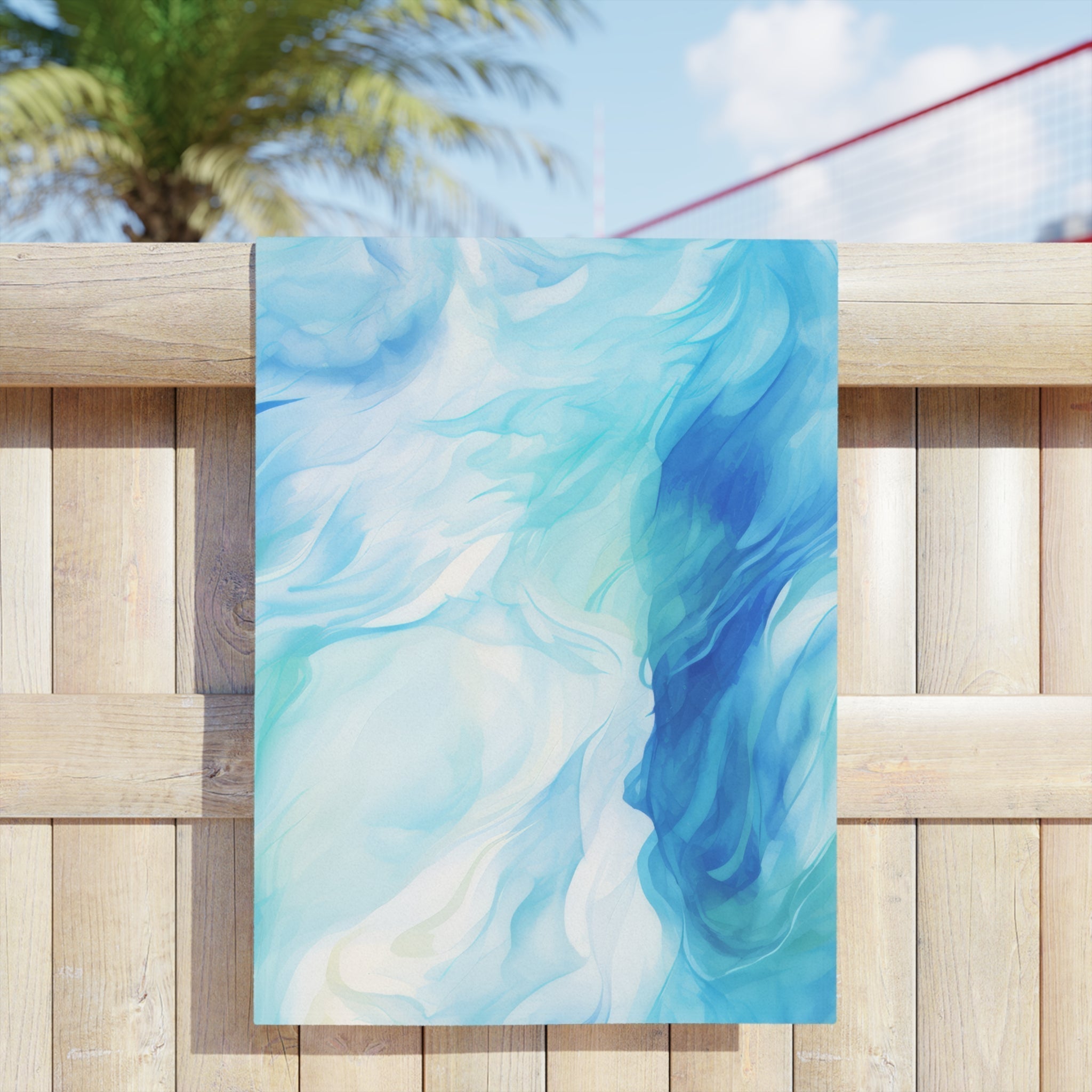 Abstract Beach Towel - Large Soft Quick Dry Sandproof Towel for Pool, Beach, Yoga & Picnic - Stylish Summer Outdoor Accessory