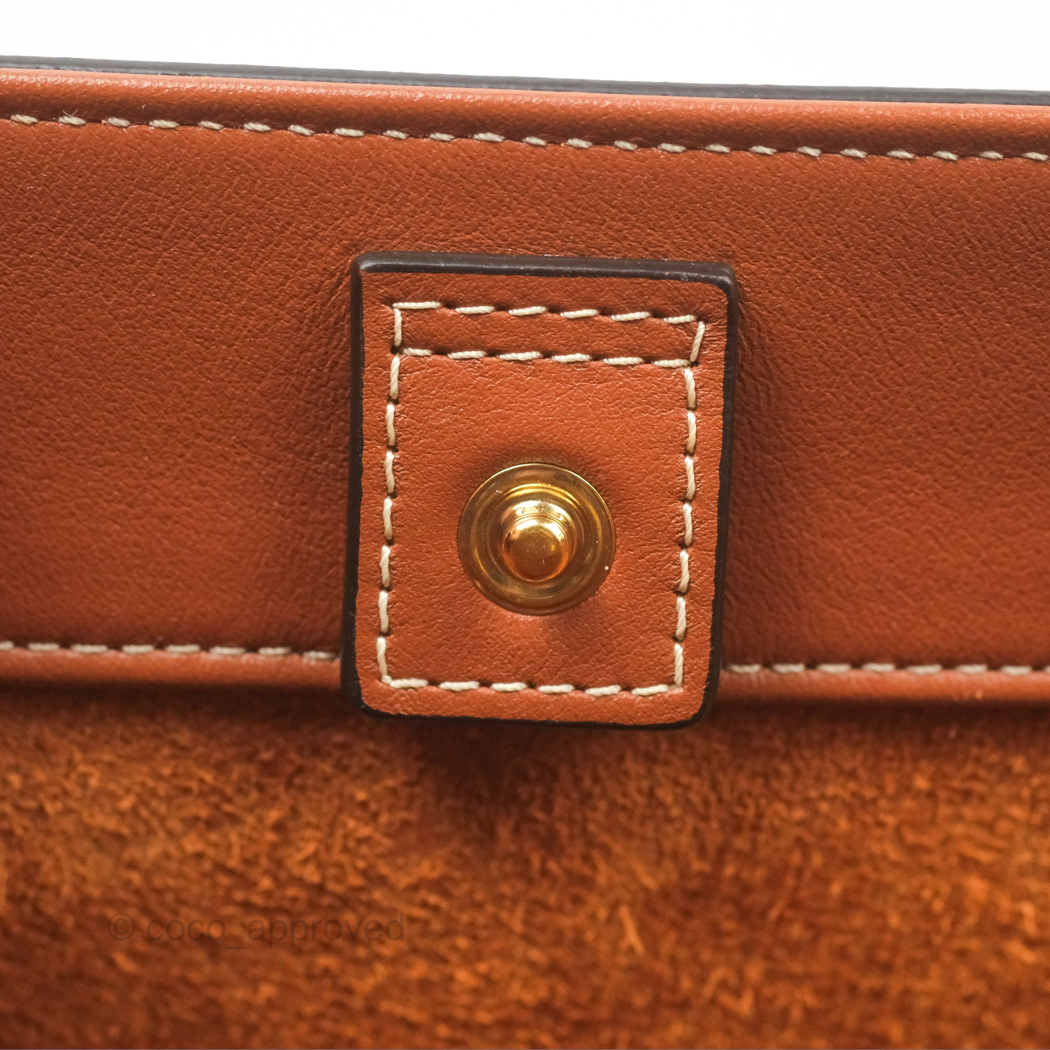 Celine Small Bucket Bag in Genuine Calfskin Leather - Triomphe Tan Crossbody Purse for Women | Perfect for Work, Travel & Everyday Use