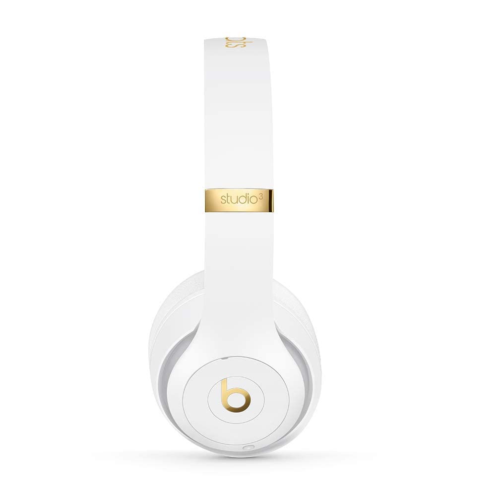 Beats Studio3 Wireless Noise Cancelling Over-Ear Headphones - White (Renewed 2020 Model) | Perfect for Travel, Workouts & Music Lovers | MX3Y2LL/A