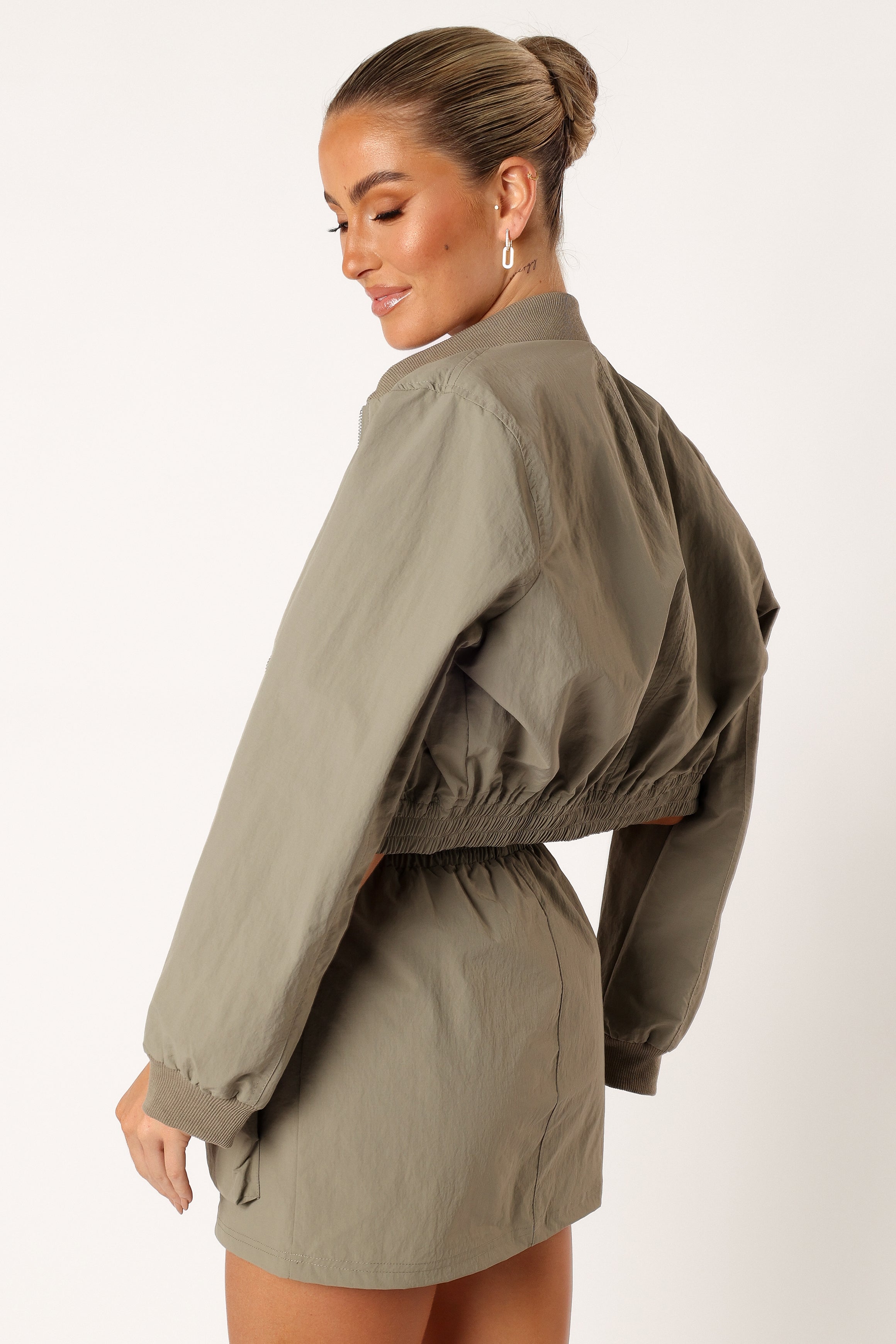 Freddie Two Piece Set - Light Olive Green Outfit for Women | Casual Summer Lounge Wear & Vacation Outfits