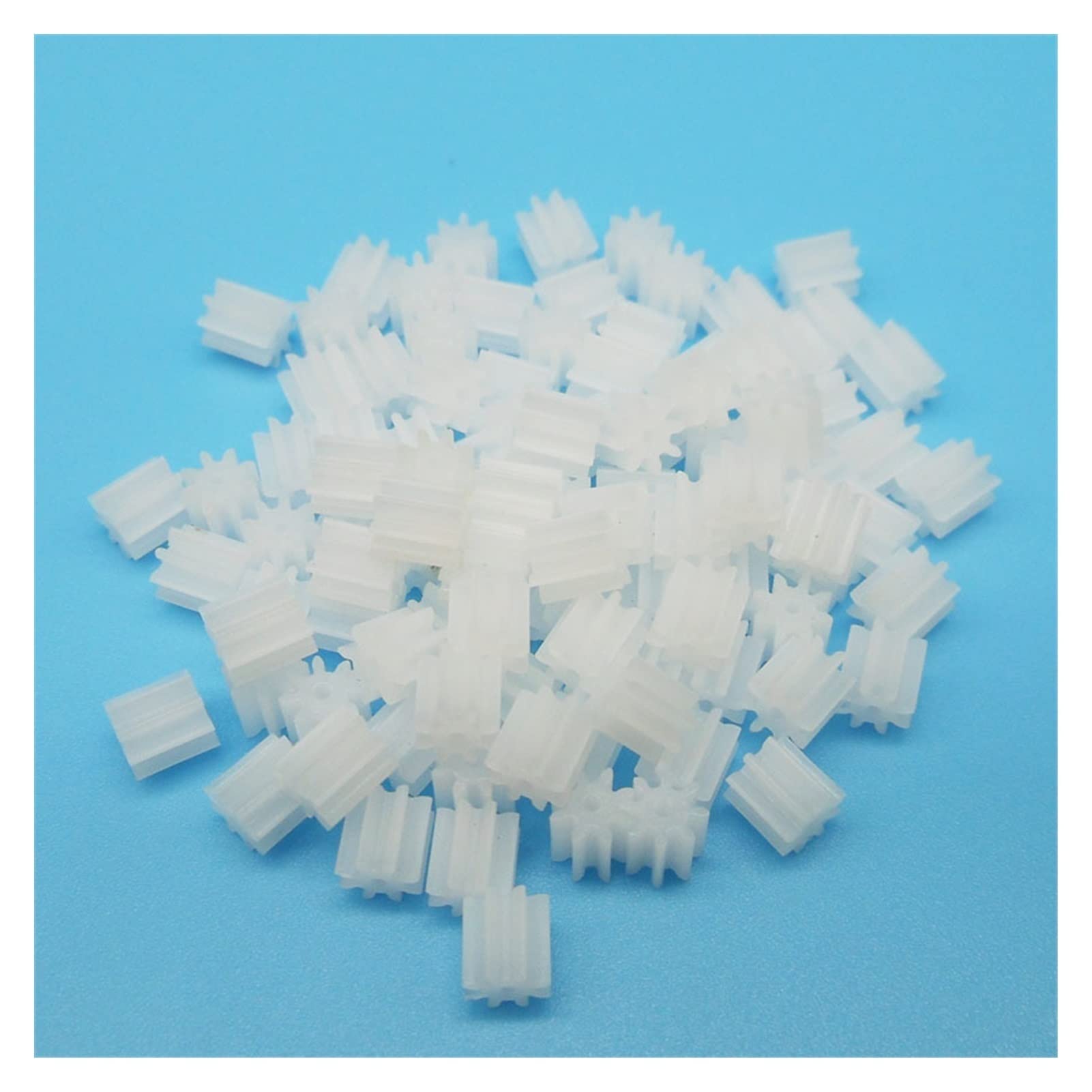8 Teeth 0.5M Pinion Gear 80.8A 81A 81.5A 082A Helical Gear Replacement Parts - Plastic Model Gears with 0.8mm-2mm Holes (10pcs/lot) - Perfect for RC Cars, Robotics, and DIY Mechanical Projects