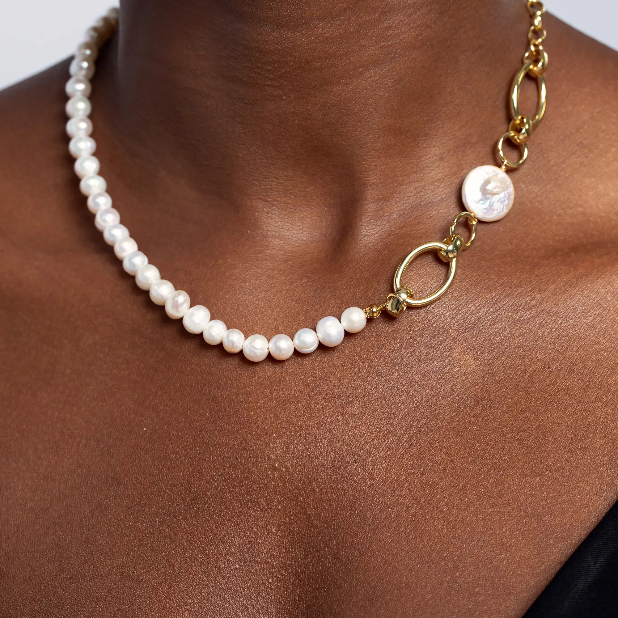 Elegant Dual Pearl Necklace for Women - Classic & Timeless Jewelry Gift for Her - Perfect for Weddings, Anniversaries & Special Occasions