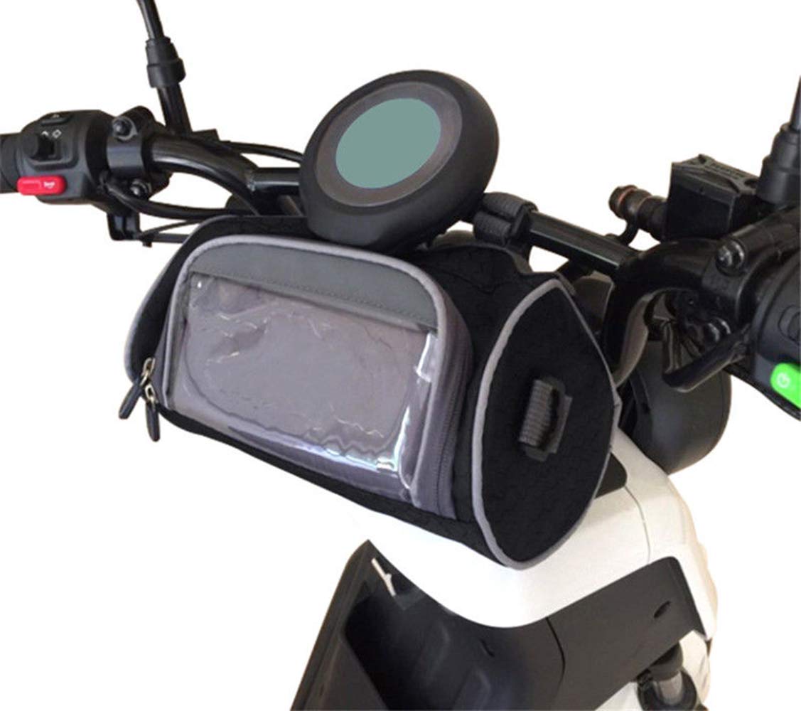 Waterproof Motorcycle Front Frame Storage Bag with Phone Case - Durable Handlebar Bag for Adventure Riding, Commuting & Travel Accessories