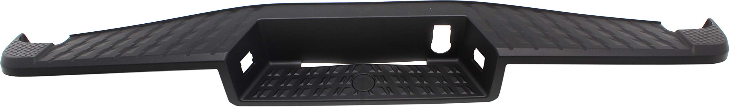 Evan Fischer Bumper Step Pad Compatible with 2017-2022 Nissan Titan & 2016-2021 Titan XD | Black Center NI1191108 | Fits Models with Blind Spot Detection | Easy Truck Bed Access & Protection