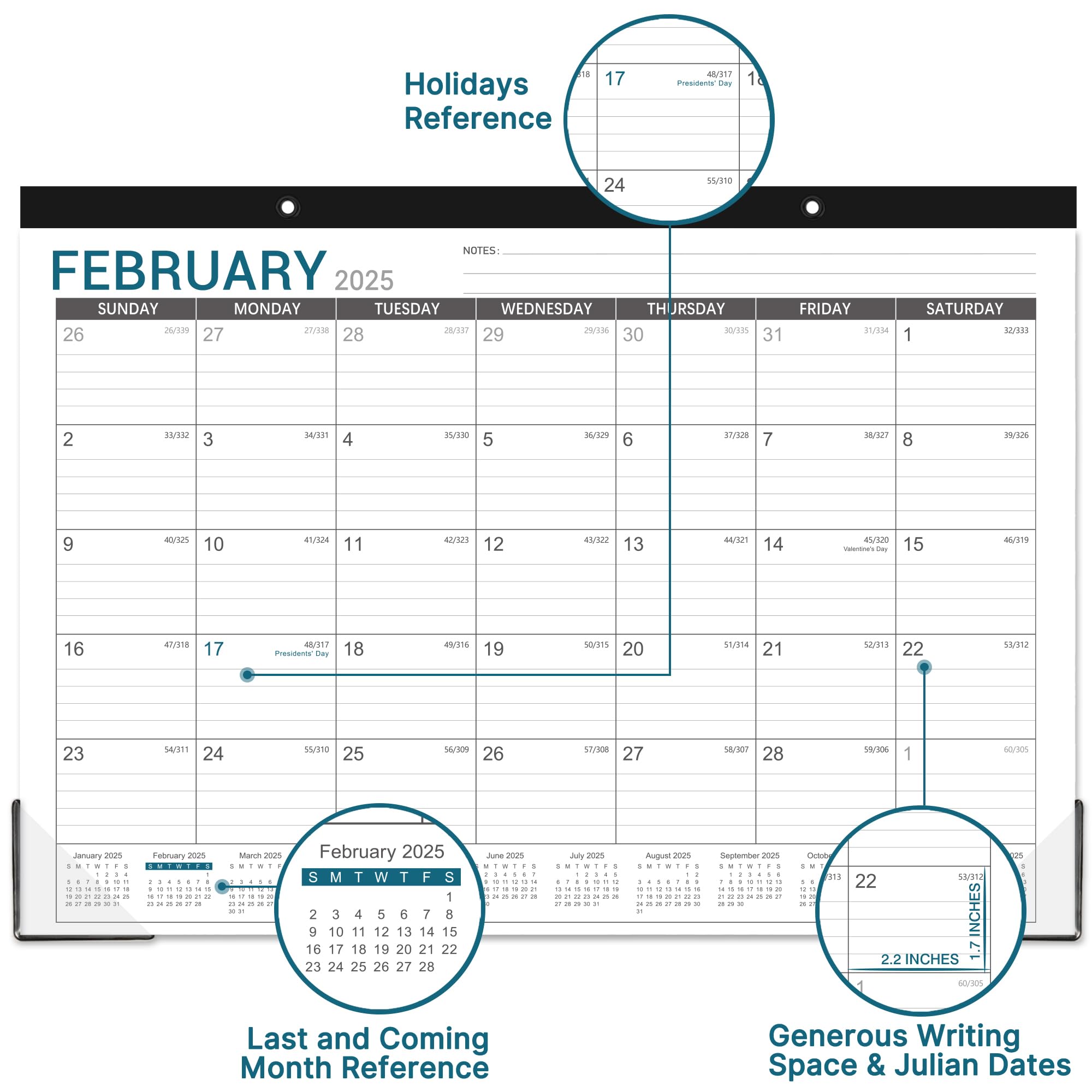 2025-2026 Large Desk Calendar 17