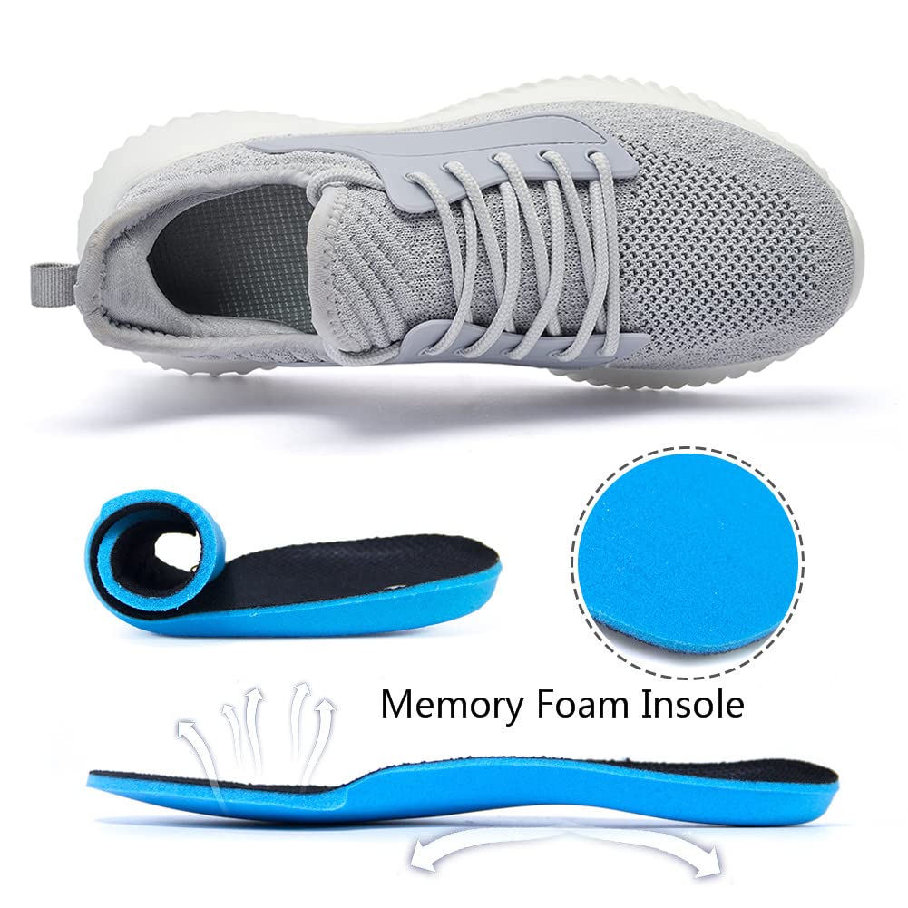 Women's Slip-On Walking Shoes - Lightweight Memory Foam Tennis Sneakers for Running, Gym & Outdoor Activities | Comfortable Work Shoes for Women | Perfect for Jogging, Travel & Daily Wear