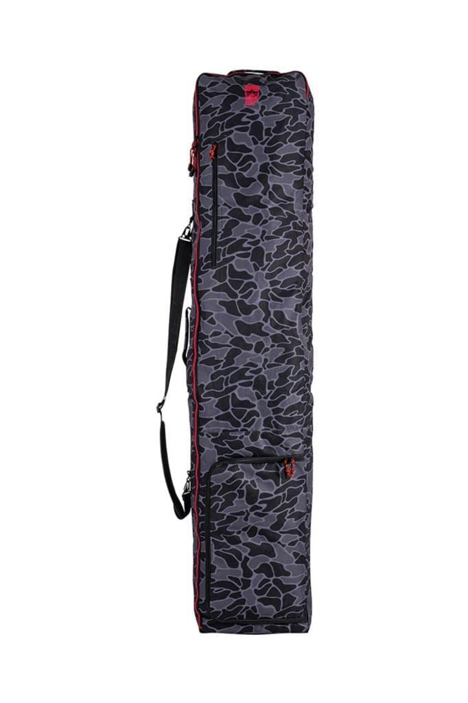 Rome Snowboards Nomad Bag - Durable & Waterproof Snowboard Backpack for Men & Women - Perfect for Skiing, Snowboarding & Outdoor Adventures - Black, One Size