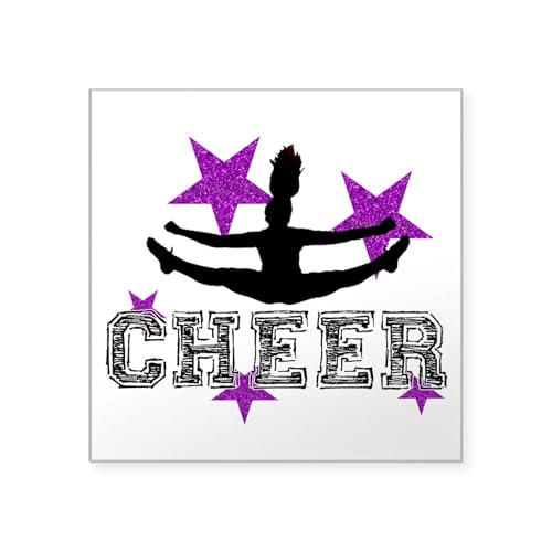 Clear - Cheerleader Sticker