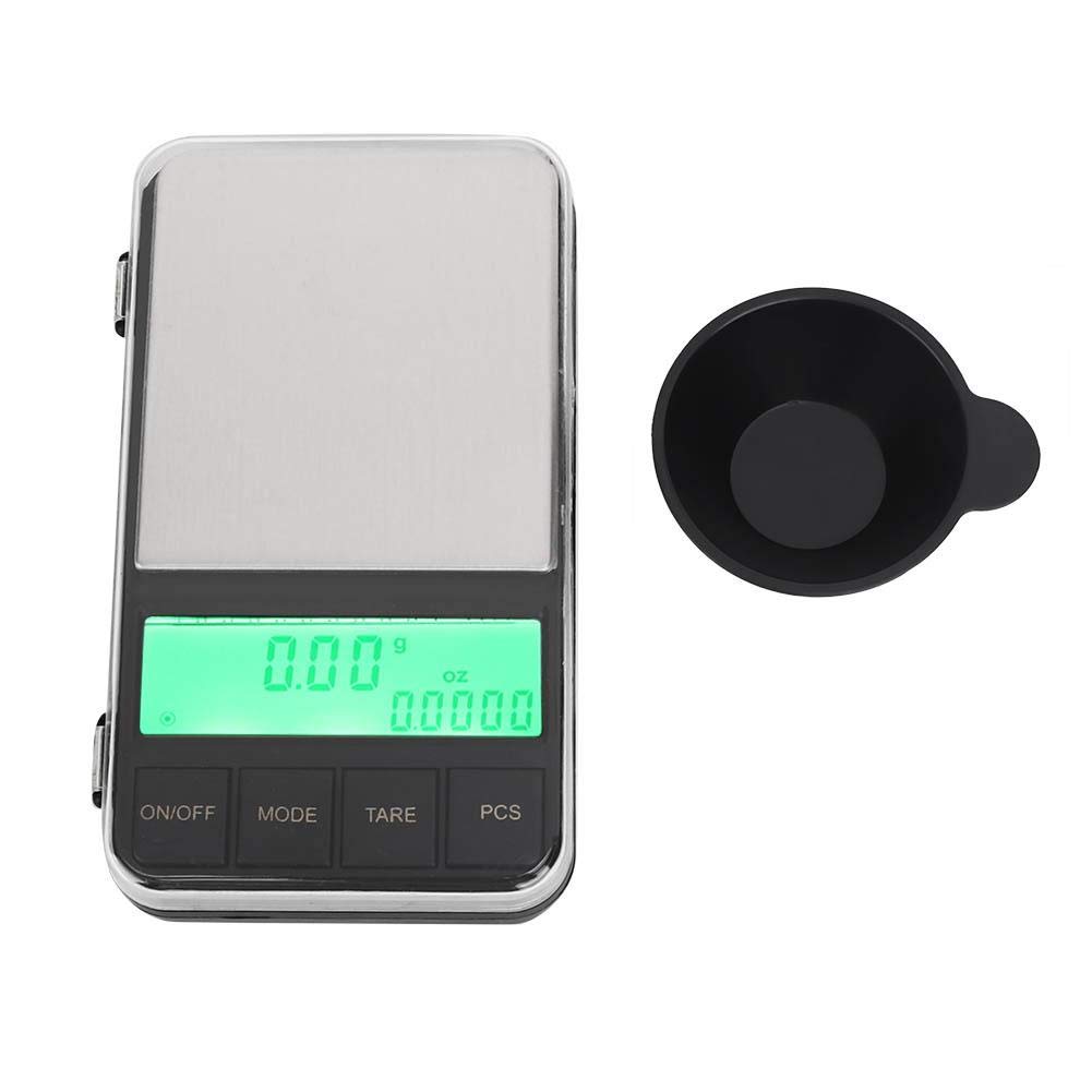 Pasamer LCD Digital Food Scale - High Precision 500g/0.01g Kitchen Scale with Double Display for Baking, Cooking & Meal Prep | Compact Electronic Weighing Tool for Home & Professional Use