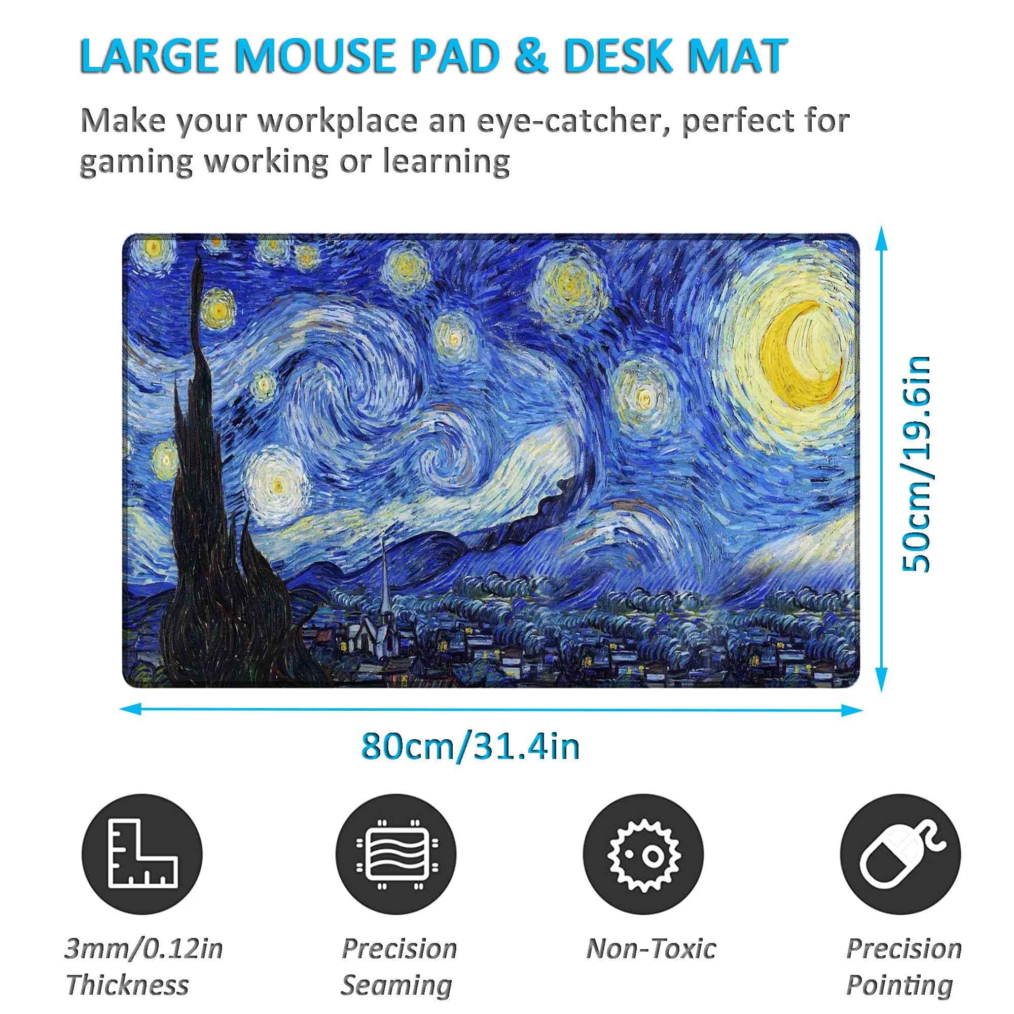 LL-COEUR XXL Gaming Mouse Pad - 31.5