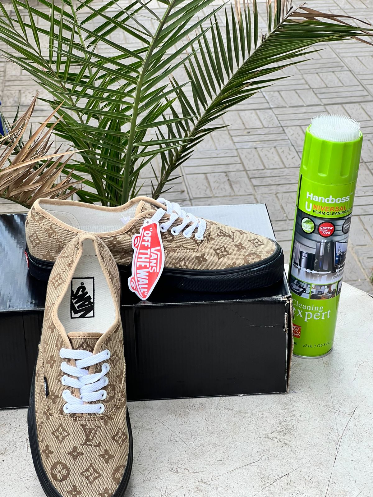 Vans Luxury Monogram Canvas Sneakers for Women & Men - Stylish Retro High-Top Shoes for Casual Wear, Street Fashion & Everyday Comfort