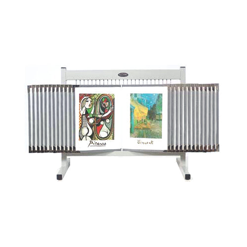 Euro Design Classic Countertop Displays - Double Sided Flip Display with 25 Sewn Panels in 2 Sizes | Perfect for Retail Stores, Boutiques & Trade Shows