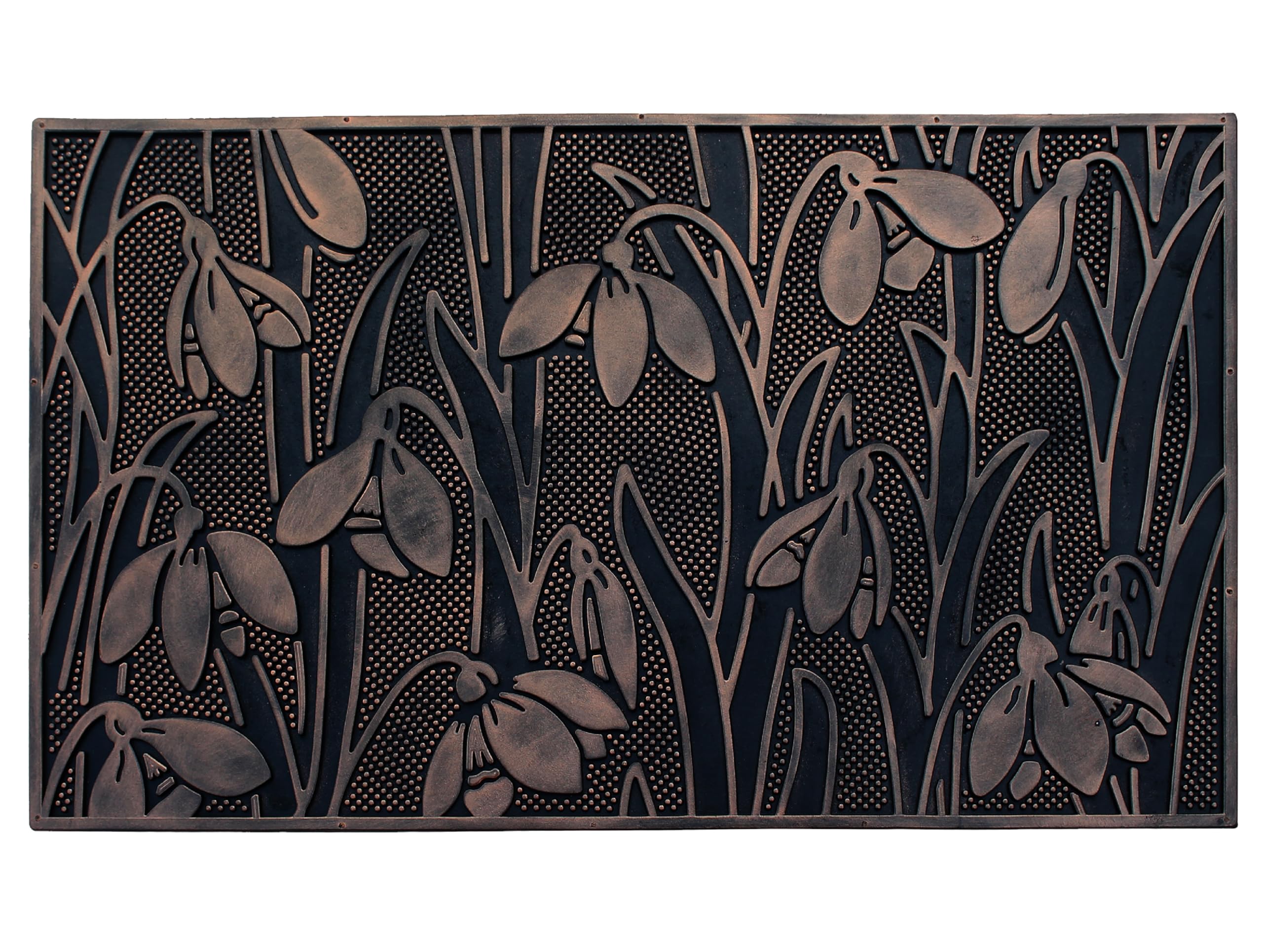 Premium A1 Home Collections Rubber Welcome Door Mat 18”x30” - Non-Slip Outdoor Entrance Mat with Fun Design for Front Door, Indoor/Outdoor Use - Perfect for Home, Office, or Apartment Entryway Decor