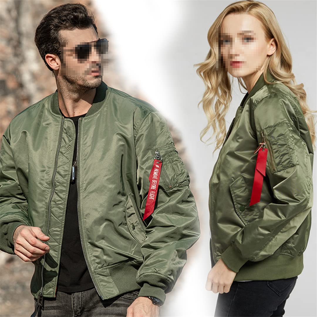 Men's Slim Fit Bomber Jacket - Military Style Casual Zipper Coat for Men | Perfect for Outdoor Activities, Travel & Everyday Wear