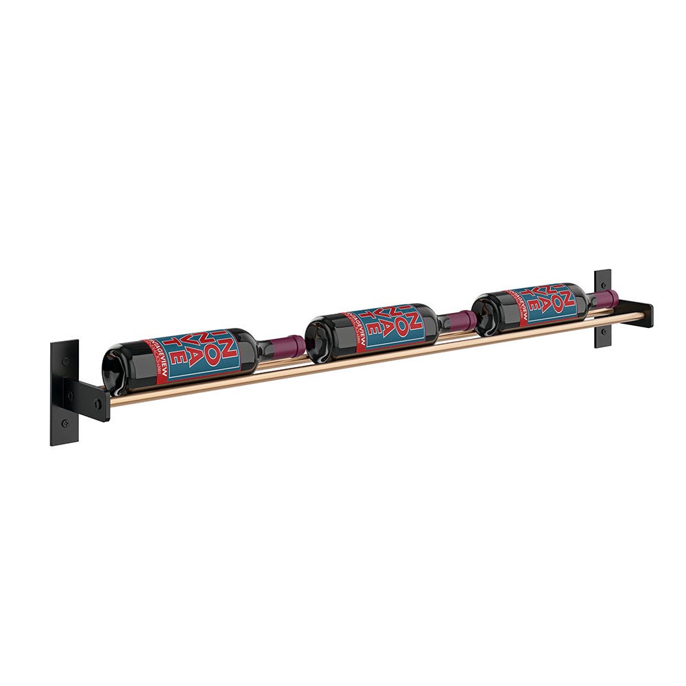 5 Inch High 3 Column Wine Wall Rack - Modern Wooden Wine Storage for Kitchen, Dining Room & Bar Decor - Perfect for Home, Restaurant & Wine Cellar Organization