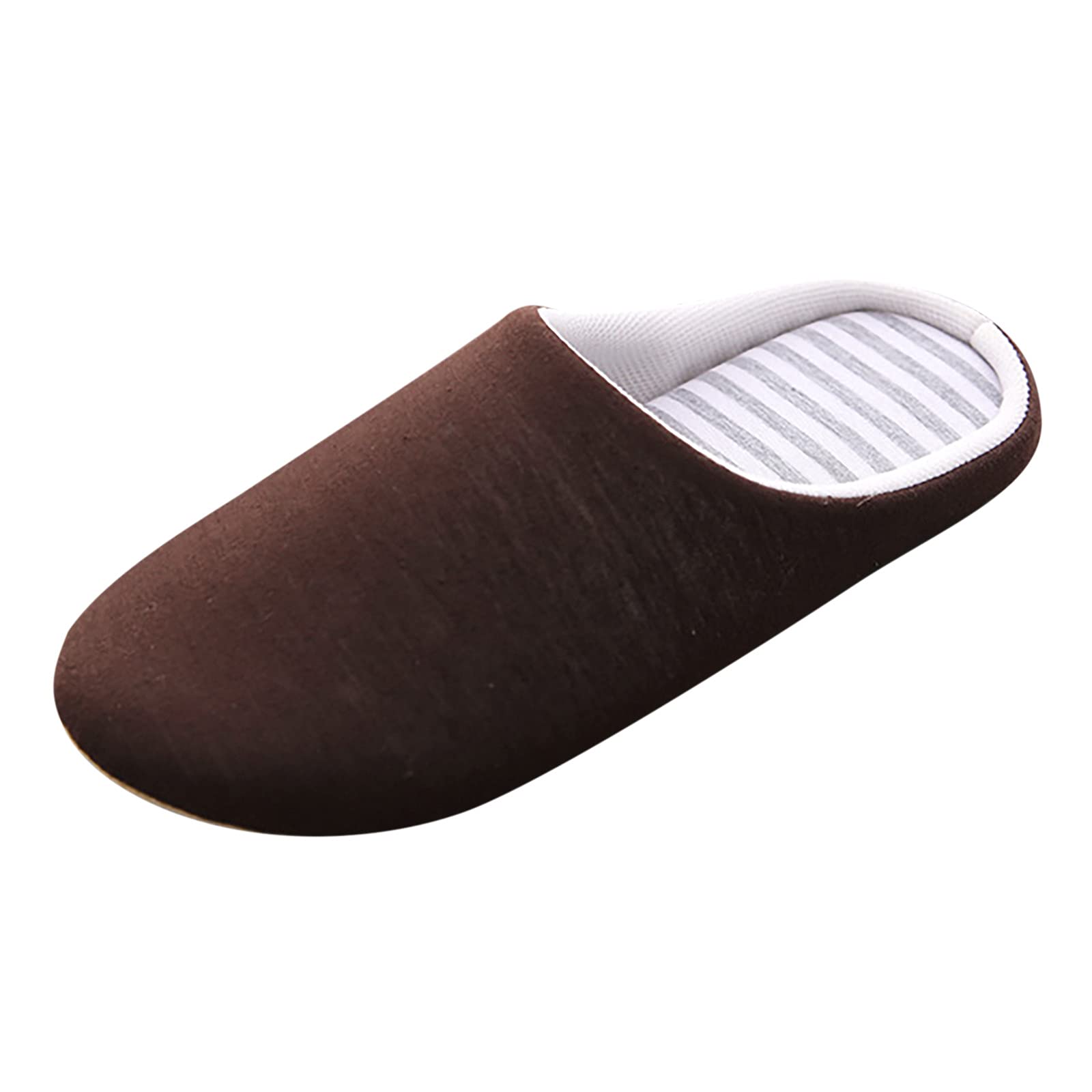 Women's Velvet Round Toe Slippers - Soft Fuzzy House Flats with Closed Toe for Indoor Comfort & Cozy Lounging at Home