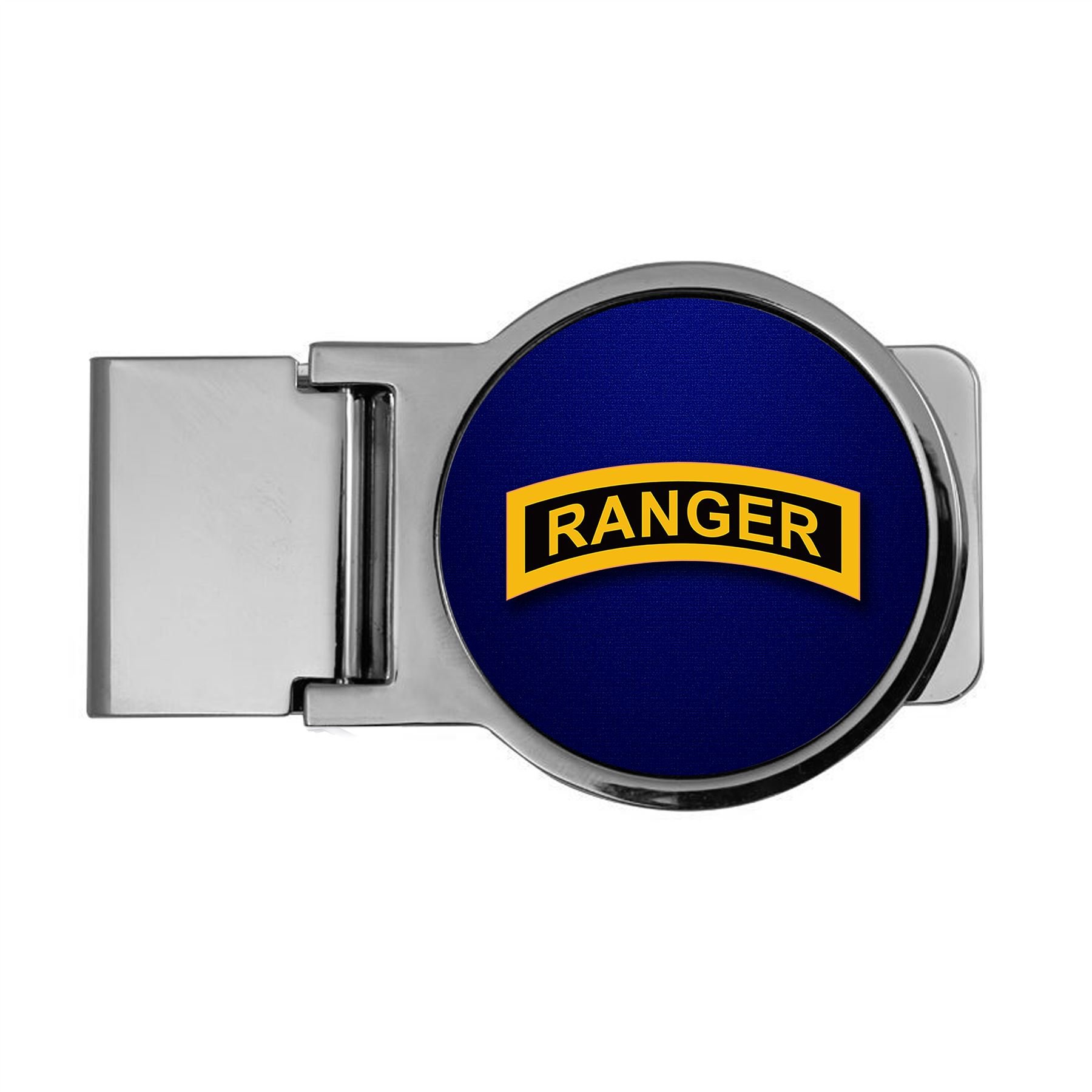 Premium Money Clip - US Army Rangers (Airborne) - Durable Metal Wallet for Cash & Cards - Perfect Gift for Military Enthusiasts & Veterans - Ideal for Everyday Carry, Travel & Outdoor Adventures