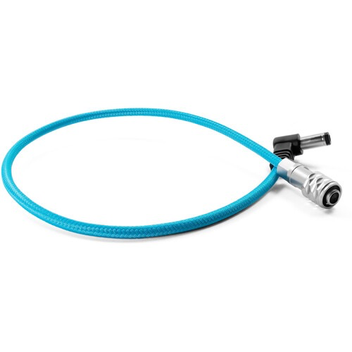 Kondor Blue DC Male 5.5 x 2.5mm Power Adapter Cable for Blackmagic BMPCC 6K/4K Camera - 14 Inch (Blue) - Perfect for On-the-Go Filmmaking & Professional Video Production