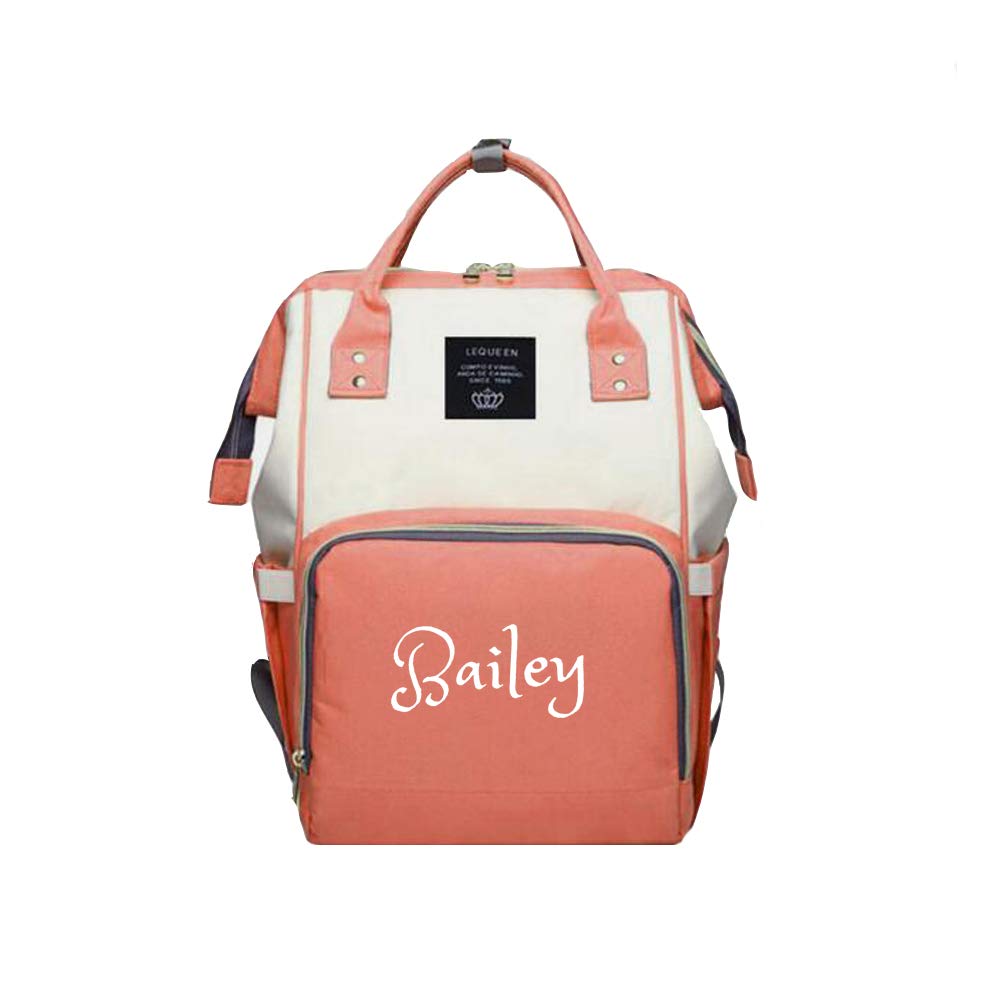 Personalized Large Diaper Bag Backpack - Waterproof Tote & Messenger Shoulder Bag for Moms, Baby Essentials Organizer - Perfect for Travel, Daycare & On-the-Go Parenting
