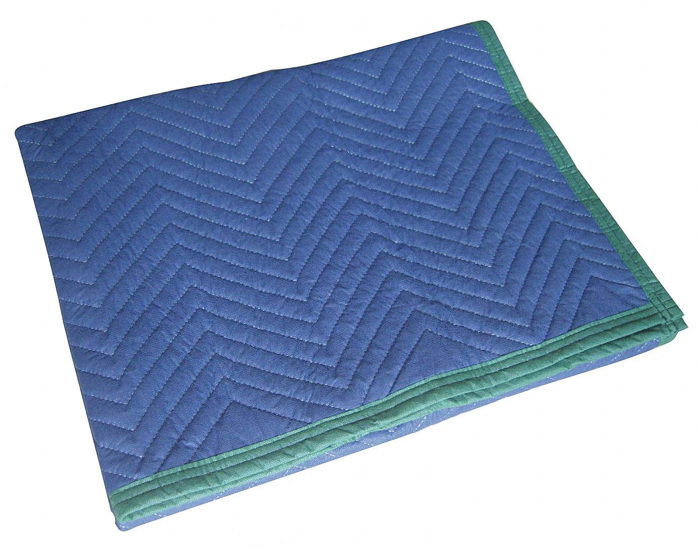 Quilted Moving Pad 72x45 Inches - Heavy Duty Furniture Protector for Moving & Storage - Blue - Perfect for Sofas, Mattresses & Fragile Items