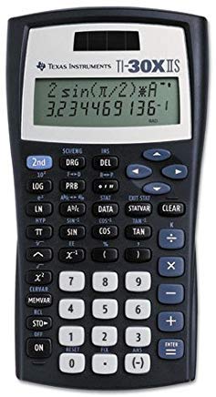 TI-30X IIS Scientific Calculator - Solar Powered for School, College & Engineering - Perfect for Algebra, Trigonometry & Statistics Classes