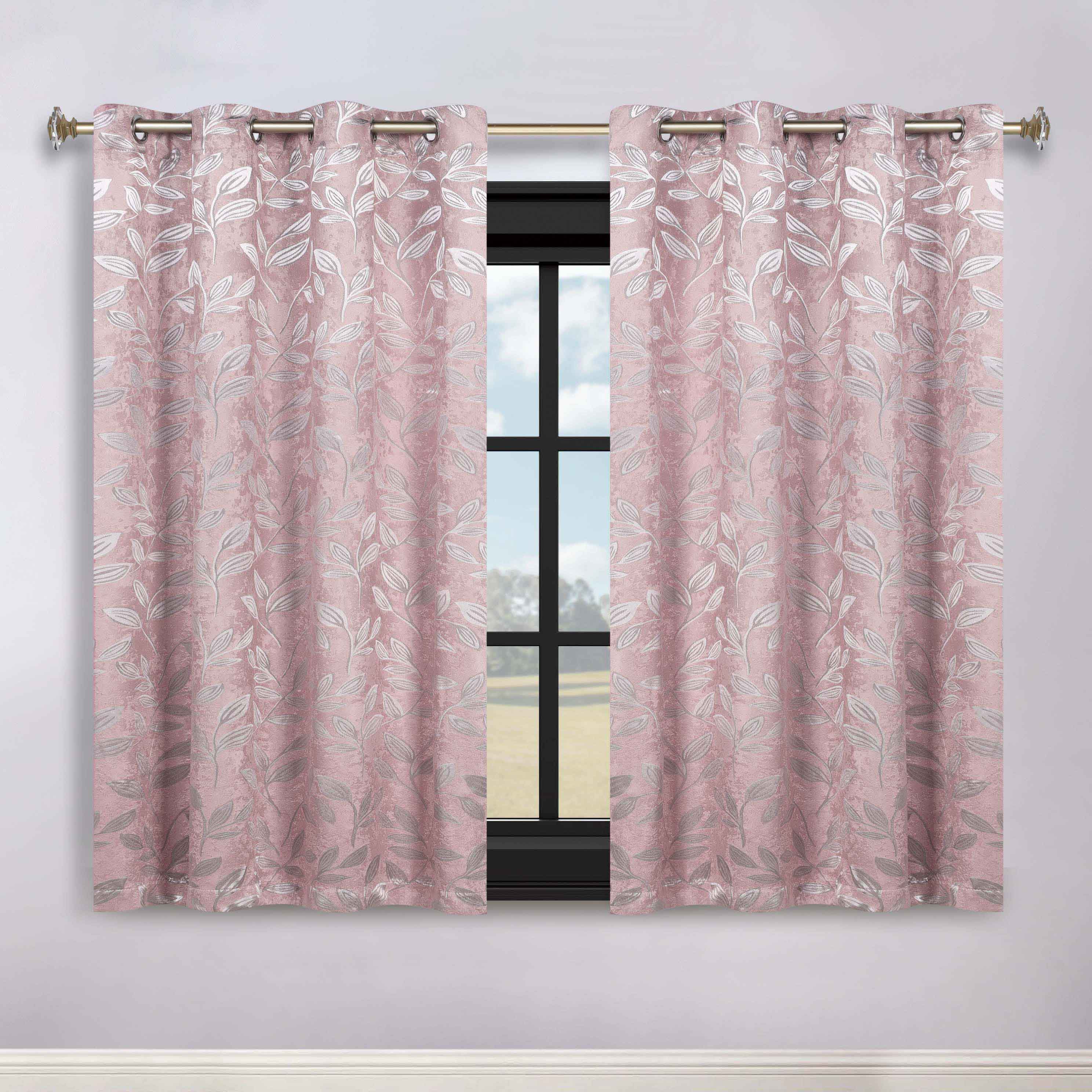 Machine Washable Blackout Curtains for Bedroom - Set of 2 Panels, Thermal Insulated Room Darkening Drapes for Nursery, Living Room & Home Theater