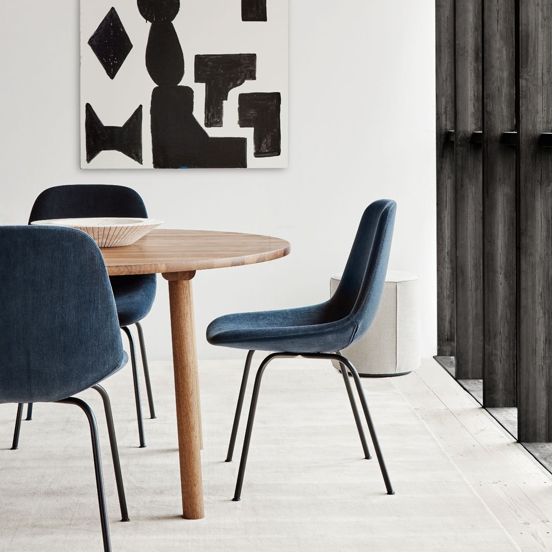 Erik Jørgensen Eyes Side Chair with Button Tufting - Mid-Century Modern Accent Chair for Living Room, Dining Room & Office