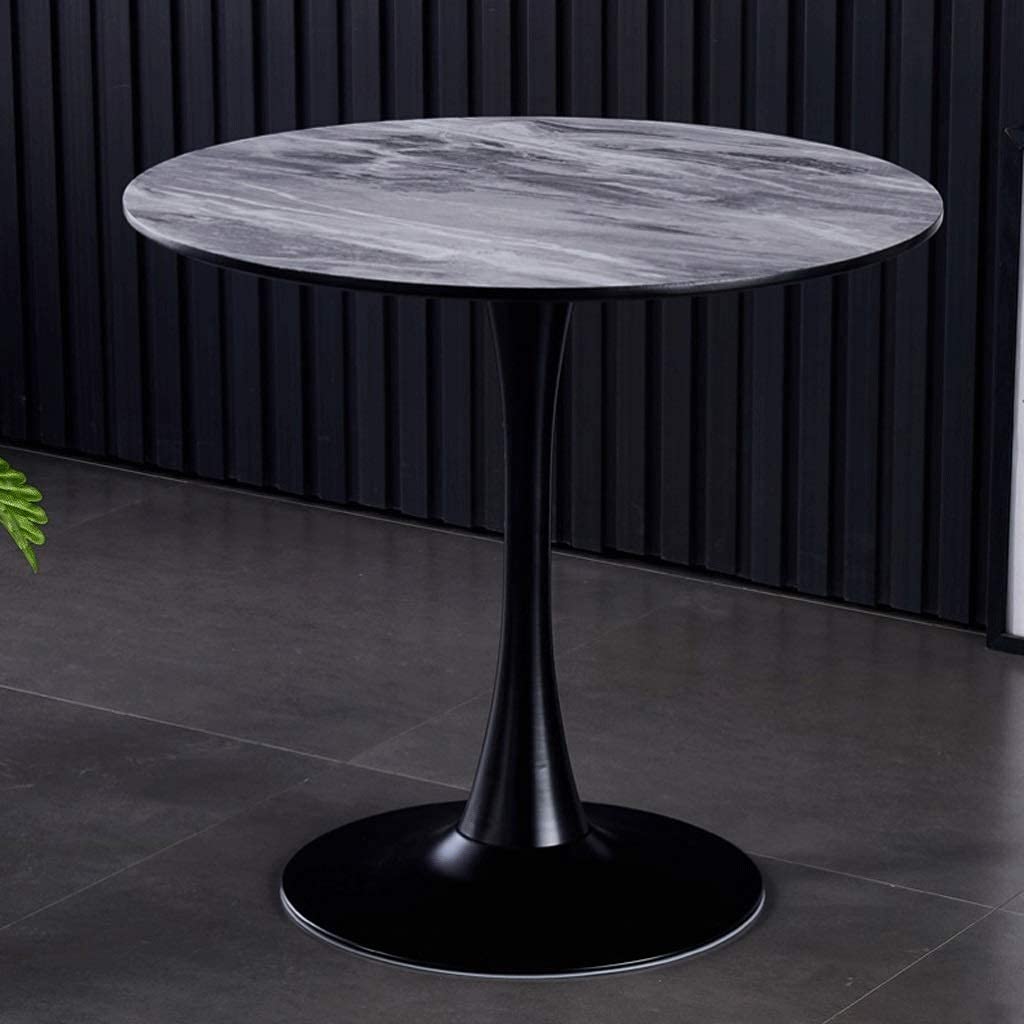 Small Side Table - Freestanding Coffee Table & End Table for Living Room, Office, Bedroom - 60x73cm Black - Perfect for Sofa, TV Stand, or Nightstand Use