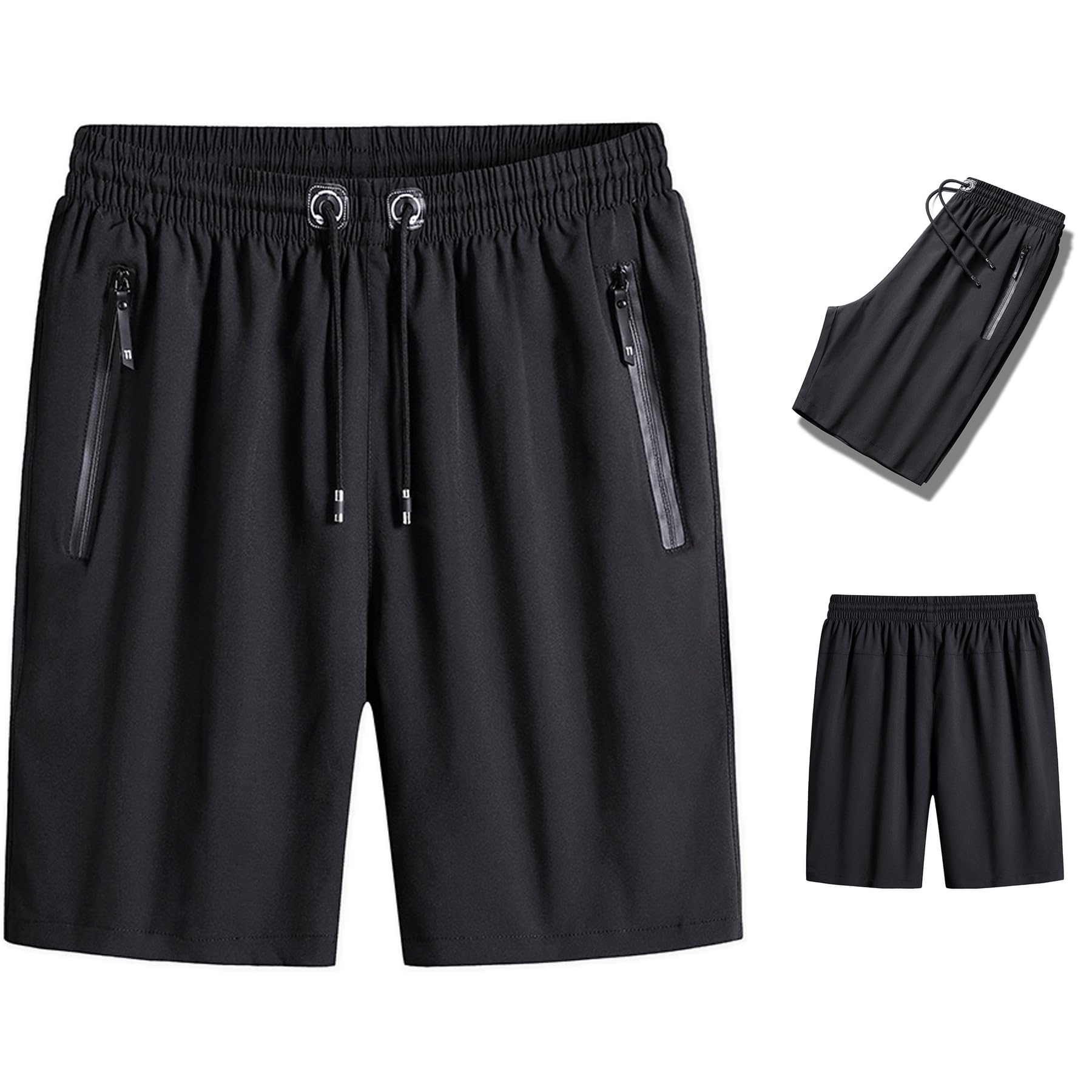 Pulium & Puliam Ice Silk Shorts for Women & Men - Unisex Quick-Dry Stretch Summer Shorts | Perfect for Running, Yoga, Gym & Beach Activities