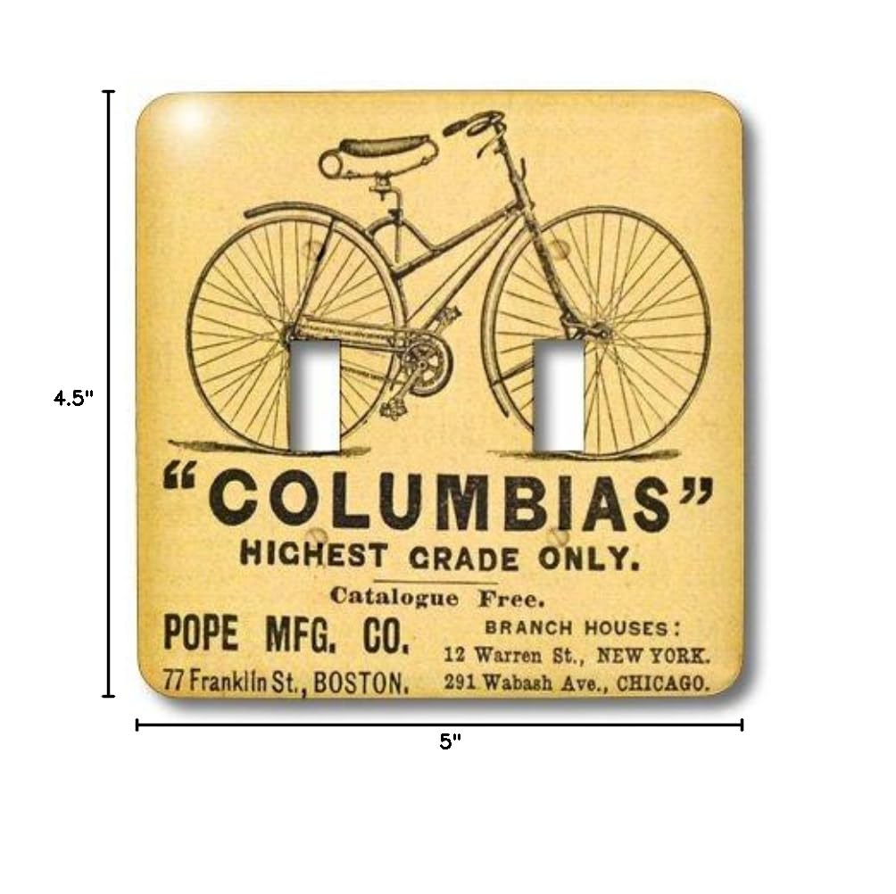 3D Rose Columbia's Only Bike Ad Toggle Switch - Durable On/Off Switch for Motorcycles, Bikes & DIY Projects - Perfect for Custom Bike Builds & Electrical Controls