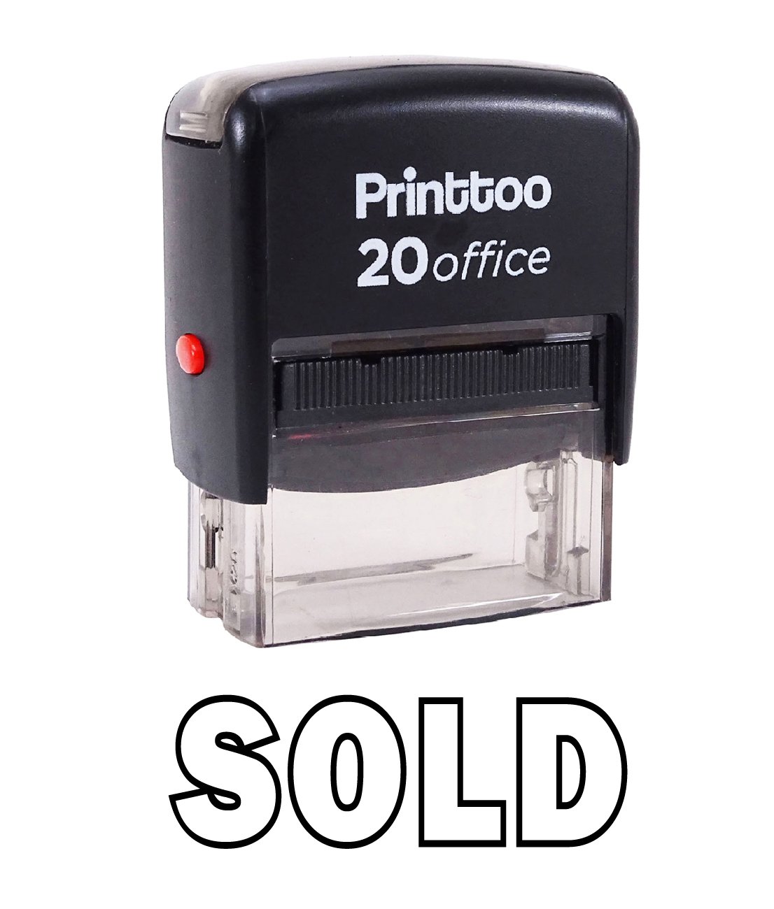 Custom Self-Inking Rubber Stamp for Office & Business - Personalized Name/Logo Stamp - Black Ink - Perfect for Documents, Envelopes, Certificates & Paperwork