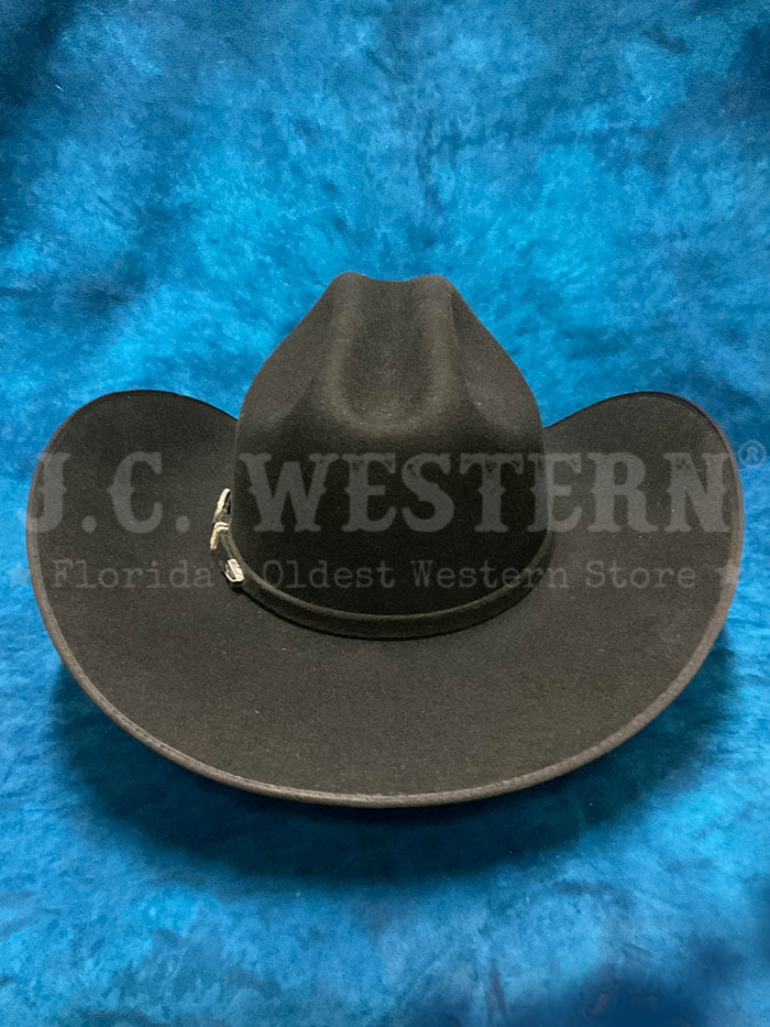 Resistol RWHRSEB 084207 4X Felt Western Cowboy Hat - Black Horseshoe Bound for Men | Perfect for Rodeo, Ranch Work & Country Fashion