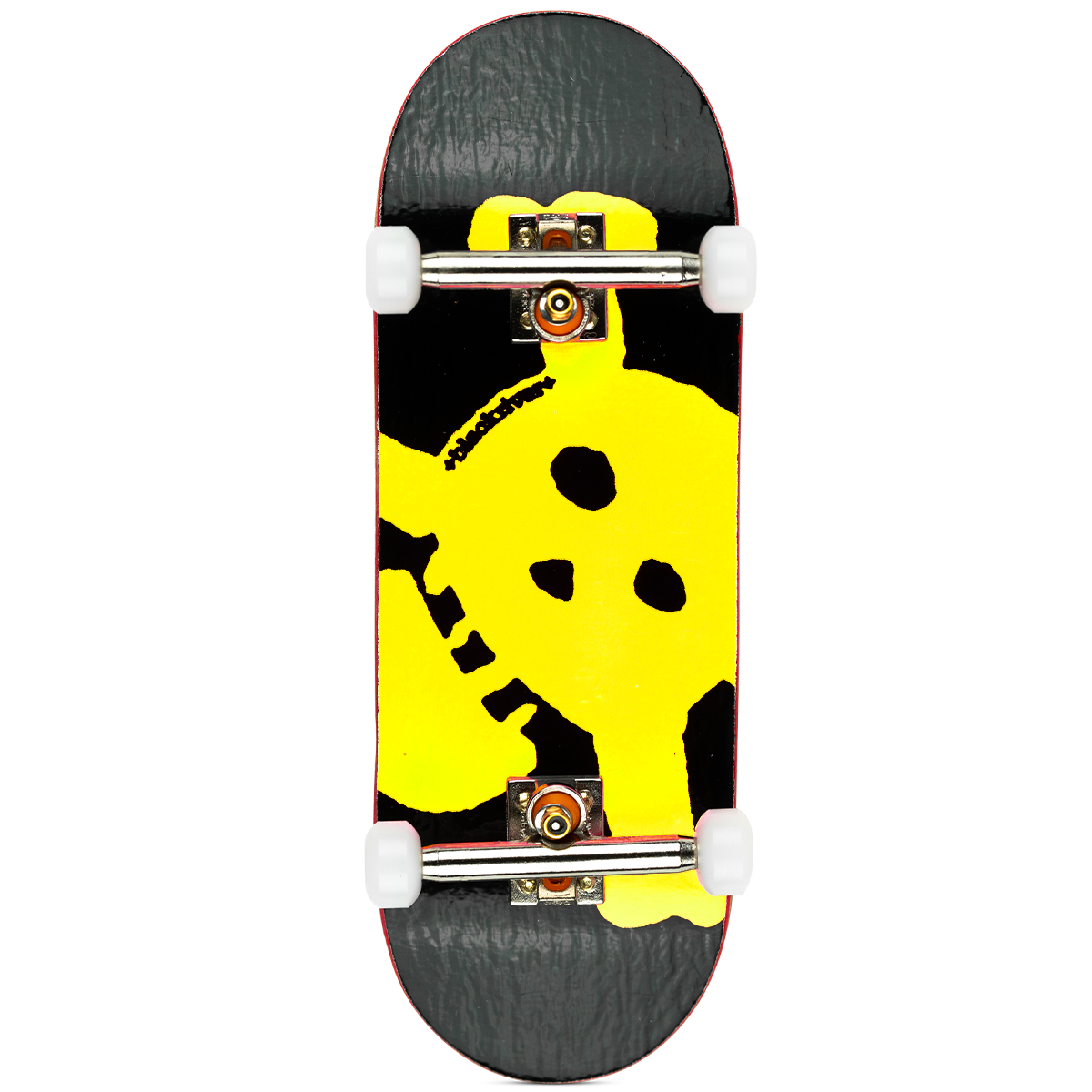 Blackriver Fingerboard Complete - Yellow Skull Design Professional Finger Skateboard for Tricks & Stunts | Perfect for Skateboard Enthusiasts & Collectors | Indoor & Outdoor Use