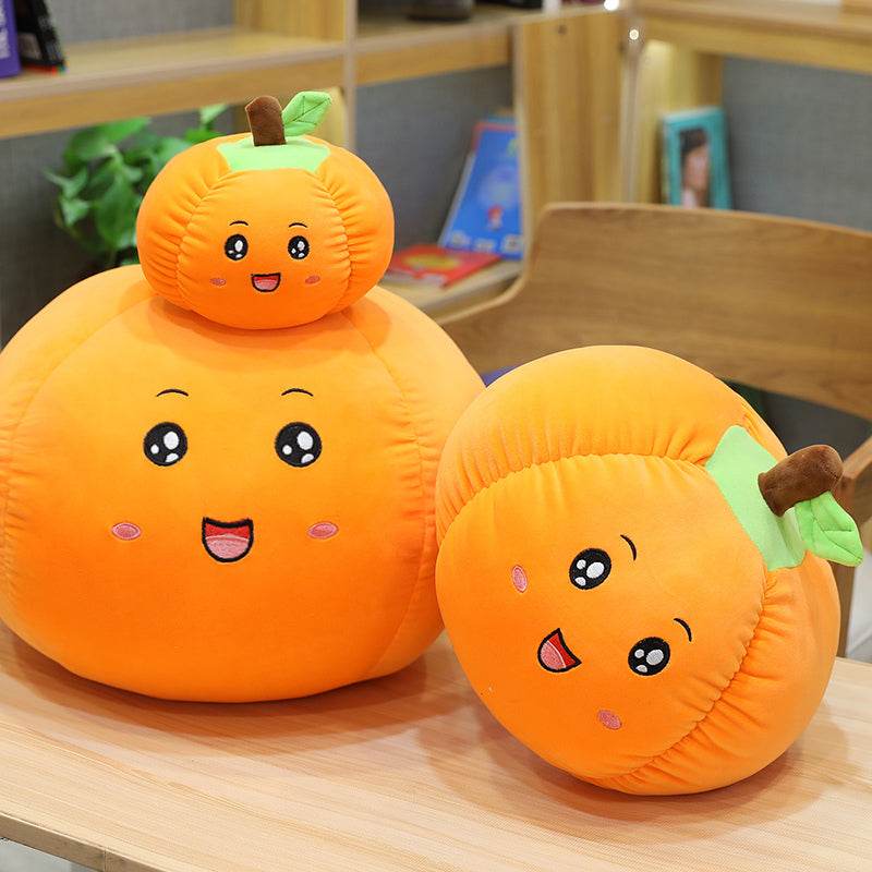 Adorable Kawaii Pumpkin Patch Pal Plush Toy - Soft Cute Fall Decor, Halloween Gift & Cozy Home Accent for Kids' Rooms, Nursery, and Seasonal Displays