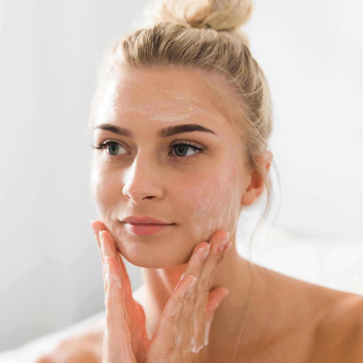 Botanical A Exfoliating Cleanser - Gentle Face Wash for Acne & Blackheads - Perfect for Daily Skincare Routine & Sensitive Skin Care