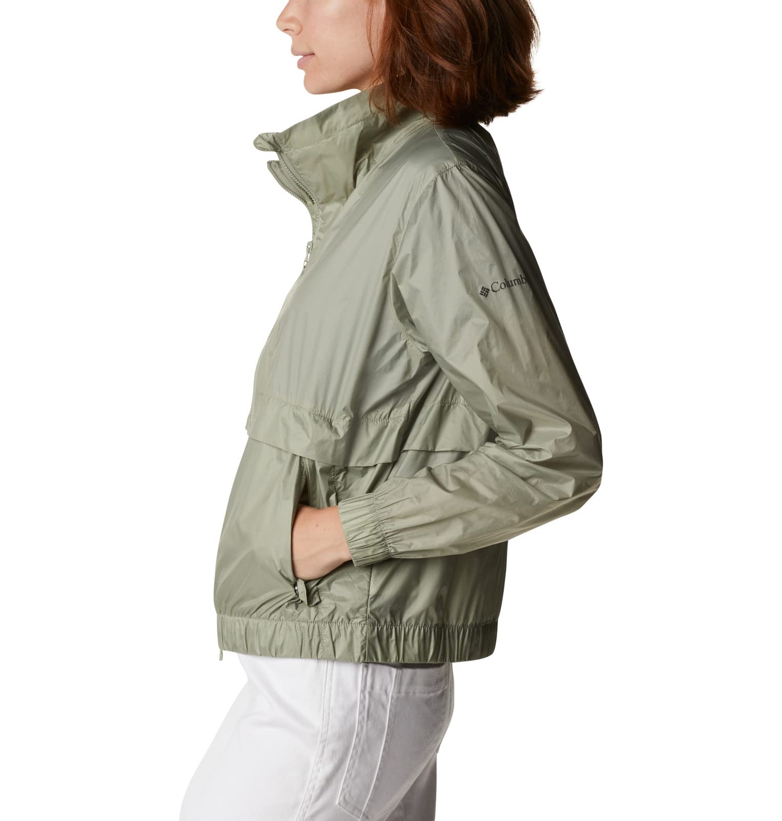 Columbia Women's Sunny City Windbreaker Jacket - Lightweight Water-Resistant Windbreaker for Hiking, Running & Outdoor Activities
