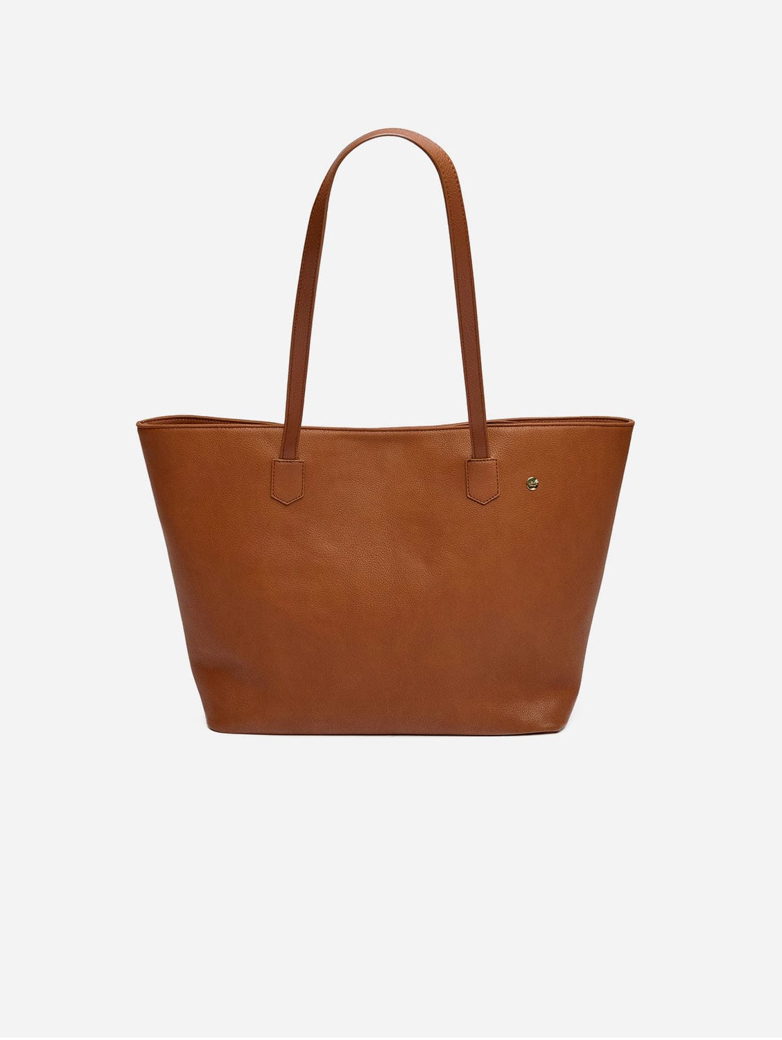 Stylish Hazel Vegan Leather Tote Bag for Women - Eco-Friendly Shoulder Bag in Tan | Perfect for Work, Travel & Everyday Use