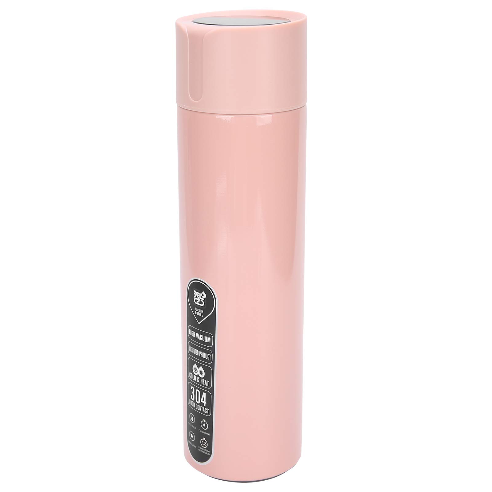 Velaurs Vacuum Insulated Stainless Steel Water Bottle - 20oz Leak Proof Thermos for Hot & Cold Drinks - Portable Travel, Office & Gym Bottle (Pink) - Perfect for Hiking, Workouts & Daily Hydration