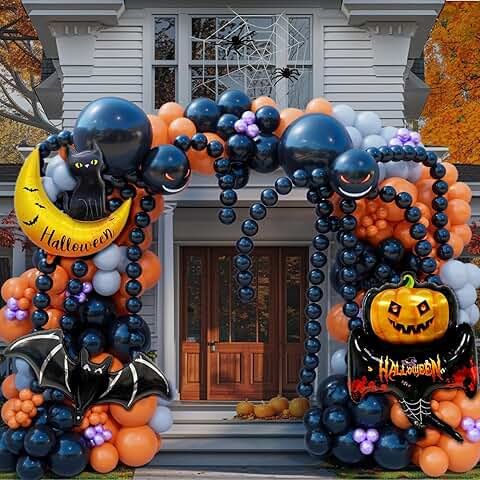 Halloween Colossal Arch - Giant Outdoor Halloween Decorations for Yard, Haunted House & Party Decor | Spooky Scary Halloween Props for Front Porch, Doorway & Indoor Decorating