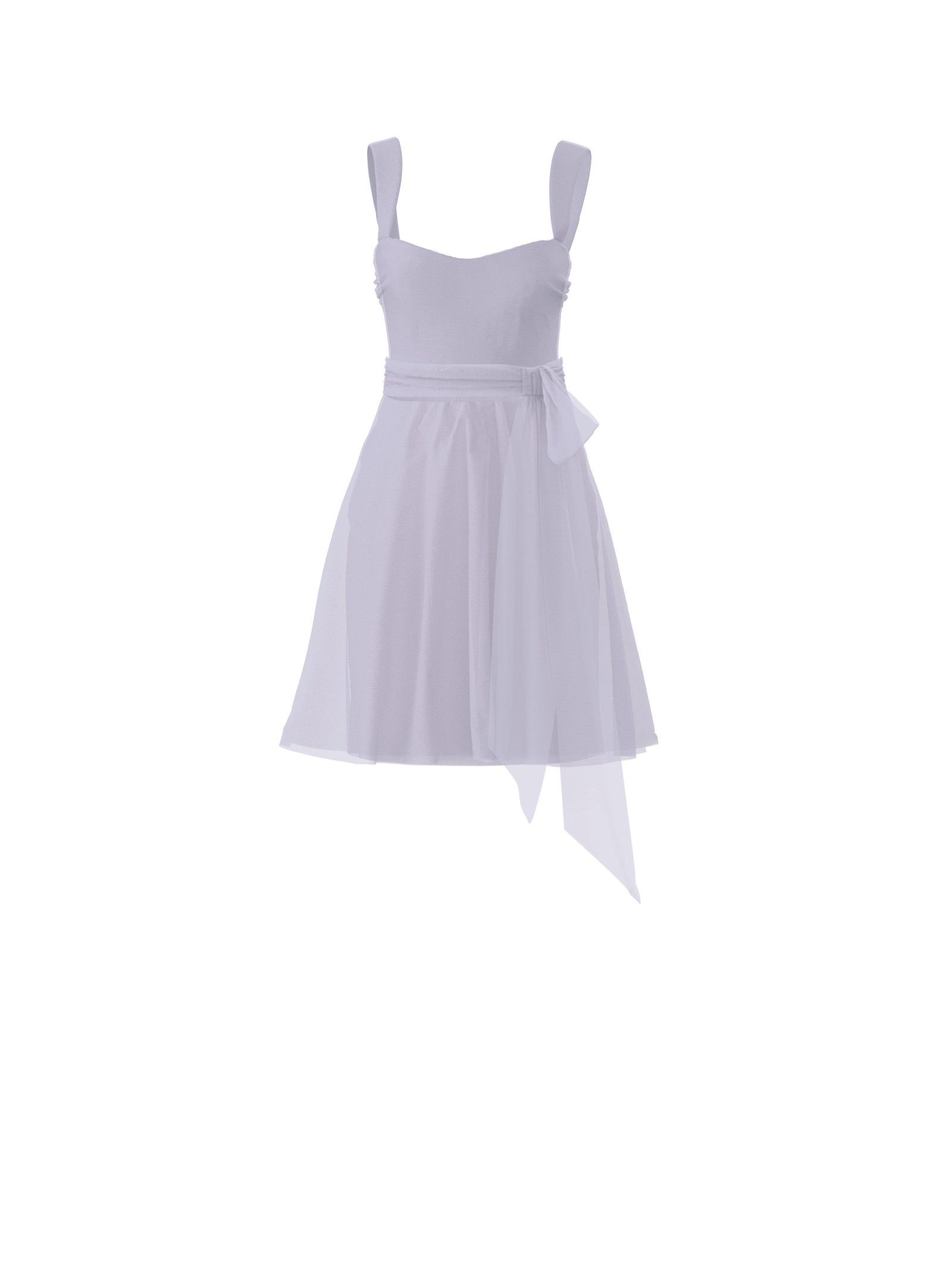 Alexis Bodice & Carla Skirt Set with Sash Belt in Lilac - Perfect for Weddings, Parties, and Formal Events