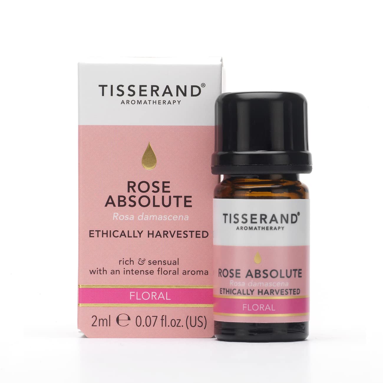 Tisserand Aromatherapy 100% Pure Natural Rose Absolute Essential Oil - Ethically Harvested, 9ml for Massage, Bath & Relaxation - Perfect for Spa, Yoga & Stress Relief